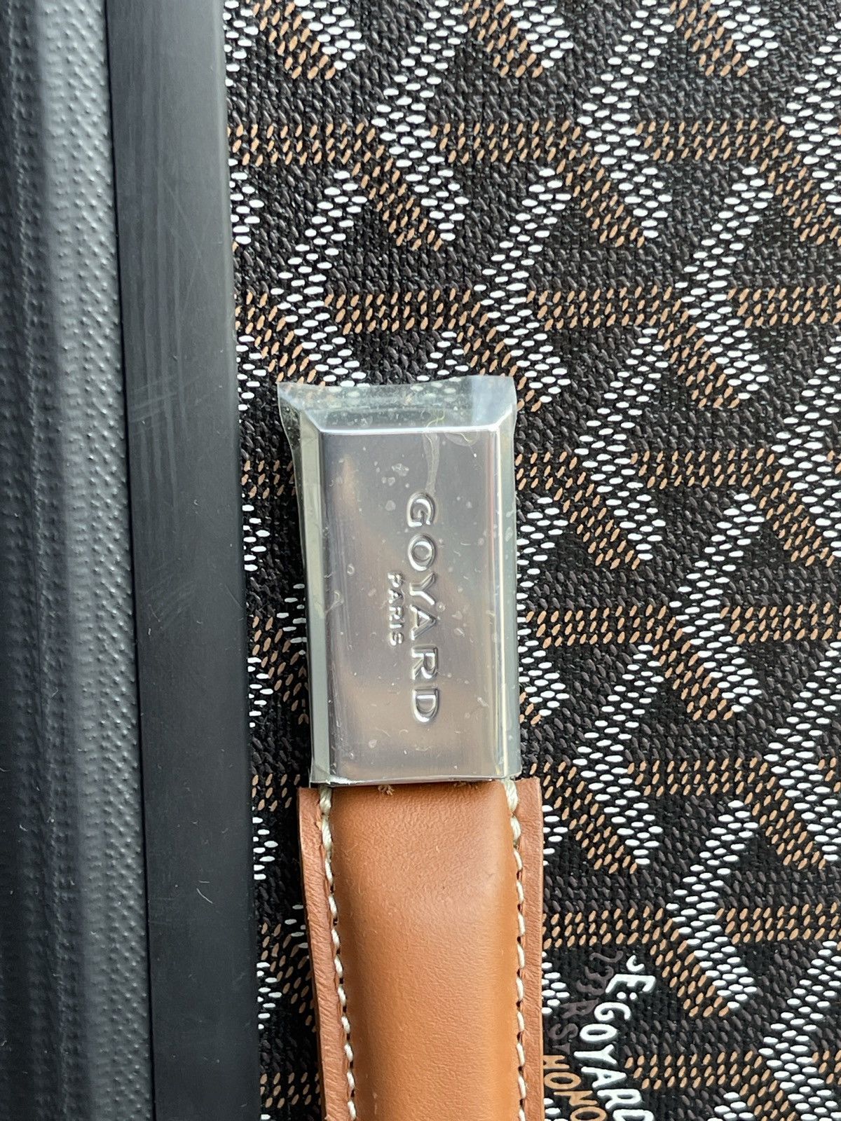 Goyard Black Brown Goyard Suitcase Size ONE SIZE - 6 Thumbnail