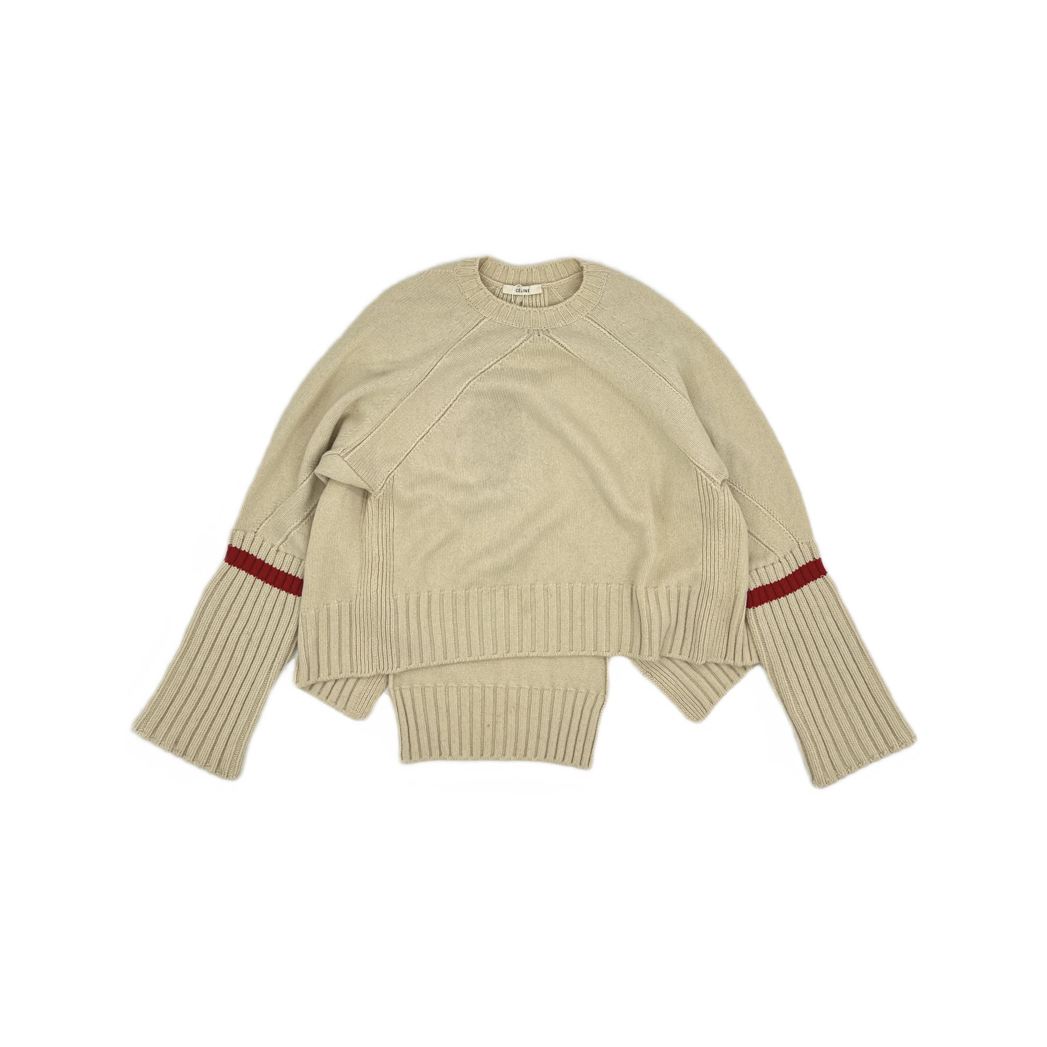 Celine Celine Wool Ribbed Knit Sweater Size S Size S / US 4 / IT 40 - 1 Thumbnail
