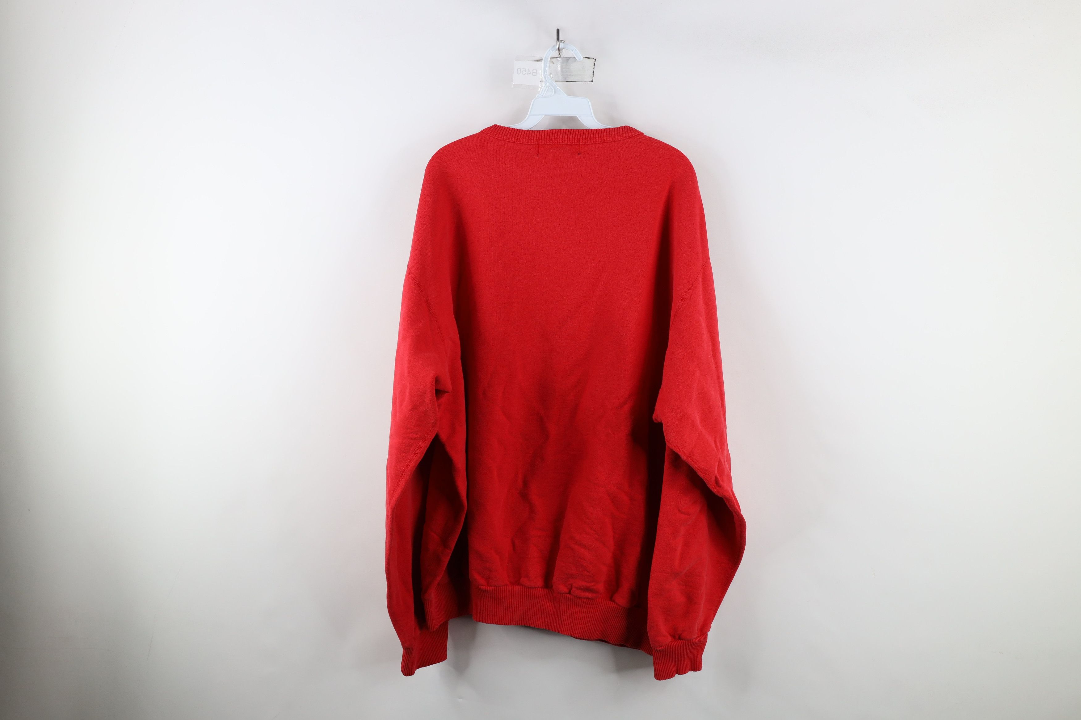 Vintage Vintage 90s Spell Stratford Festival Crewneck Sweatshirt Red Size US XL / EU 56 / 4 - 10 Thumbnail