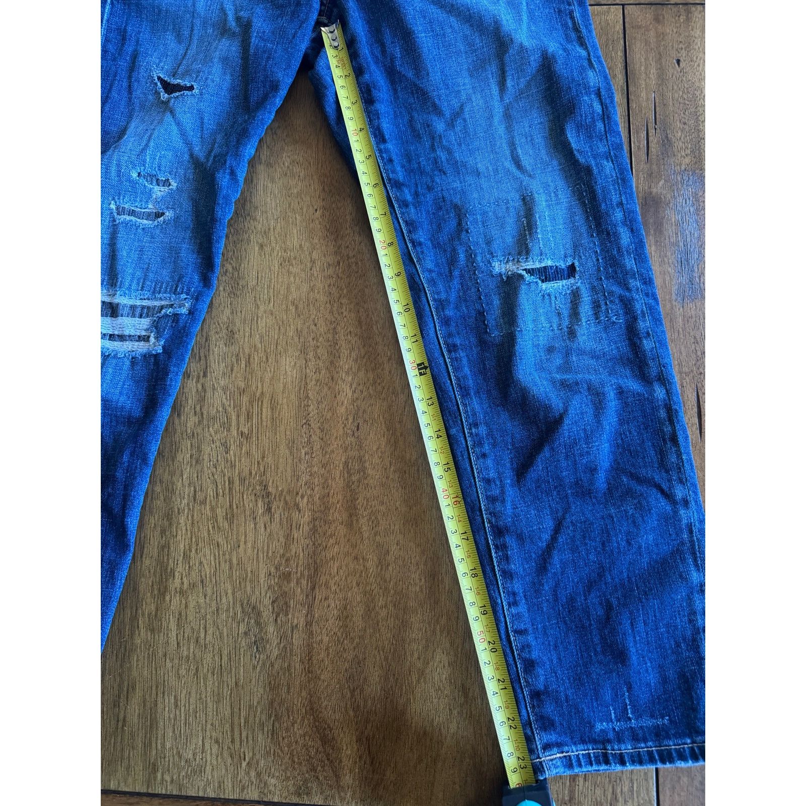 Uniqlo Uniqlo Premium Kaihara Denim Slim Boyfriend Jeans 22 00 Size 24" / US 00 / IT 34 - 7 Thumbnail