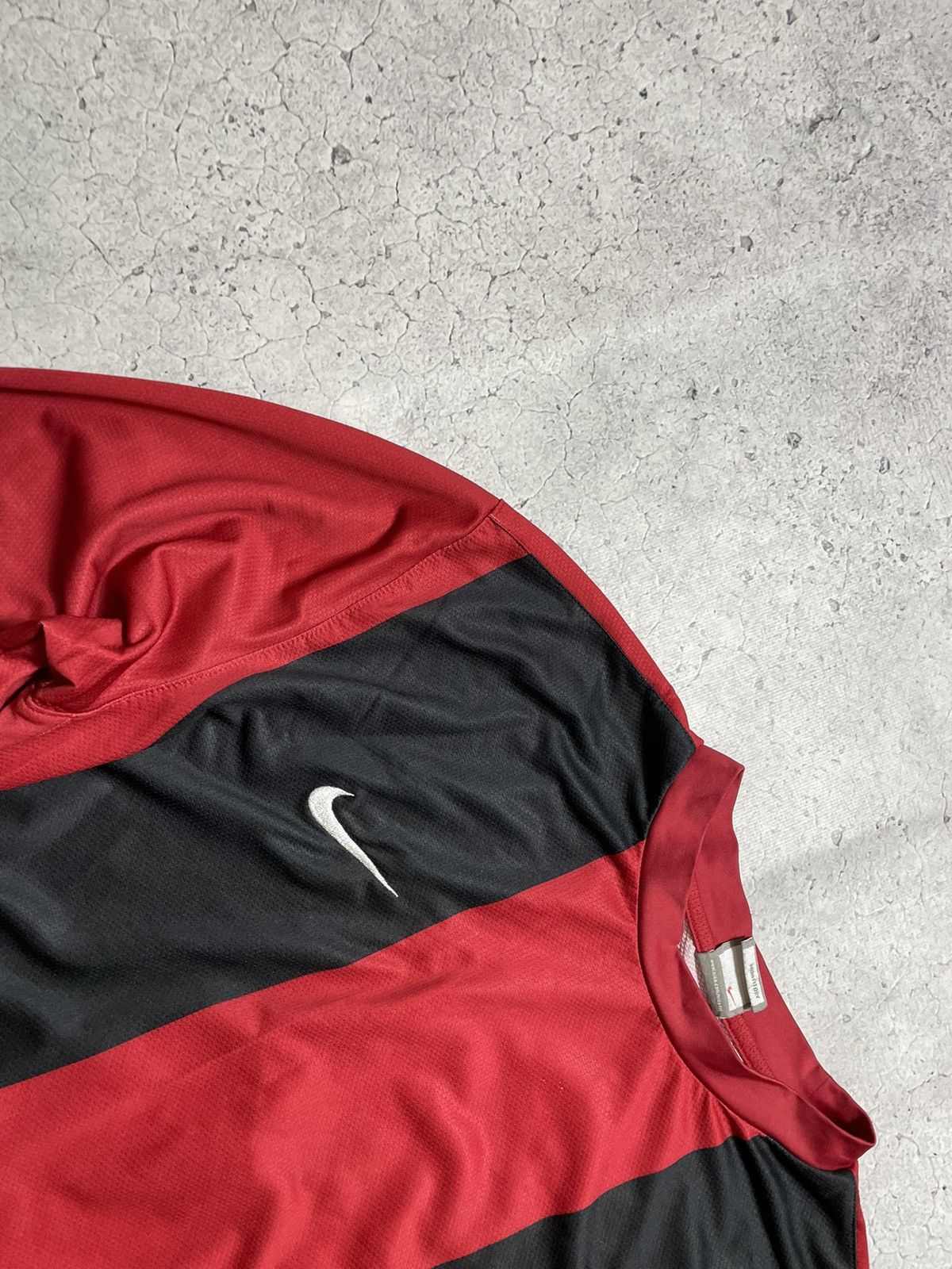 Nike × Vintage Nike Y2K Swoosh Vintage Striped Long Sleeve #18 Size US L / EU 52-54 / 3 - 5 Thumbnail
