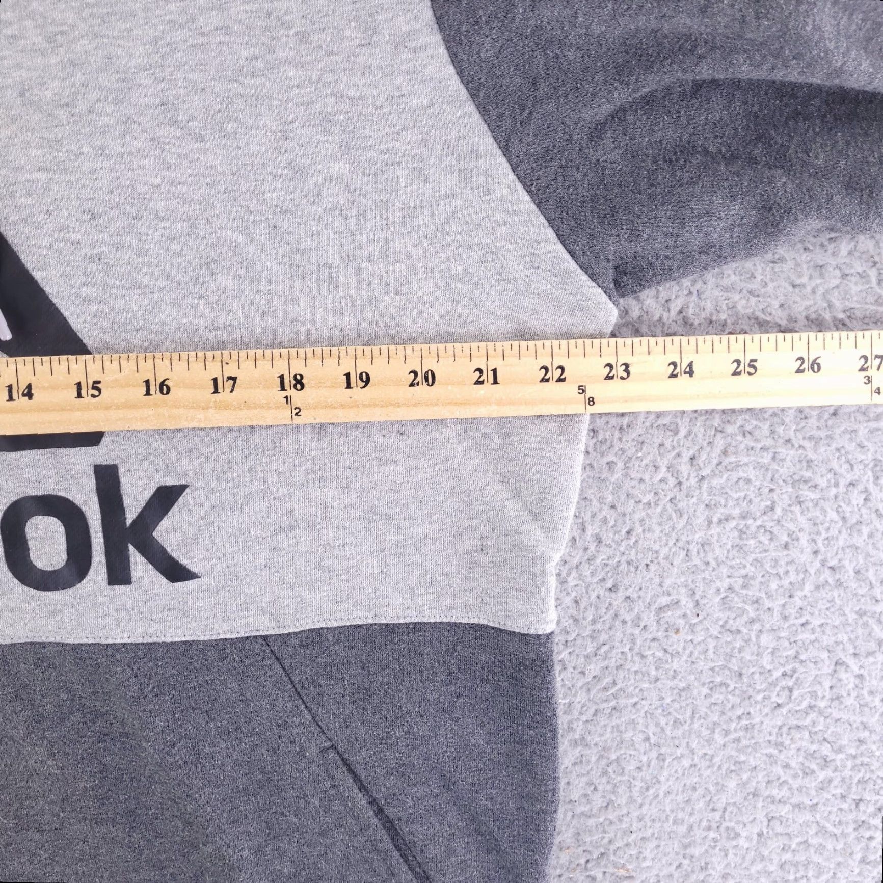 Reebok Reebok Hoodie Mens L Gray Sweatshirt Stripe Colorblock Run Gym Basic Size US L / EU 52-54 / 3 - 5 Thumbnail