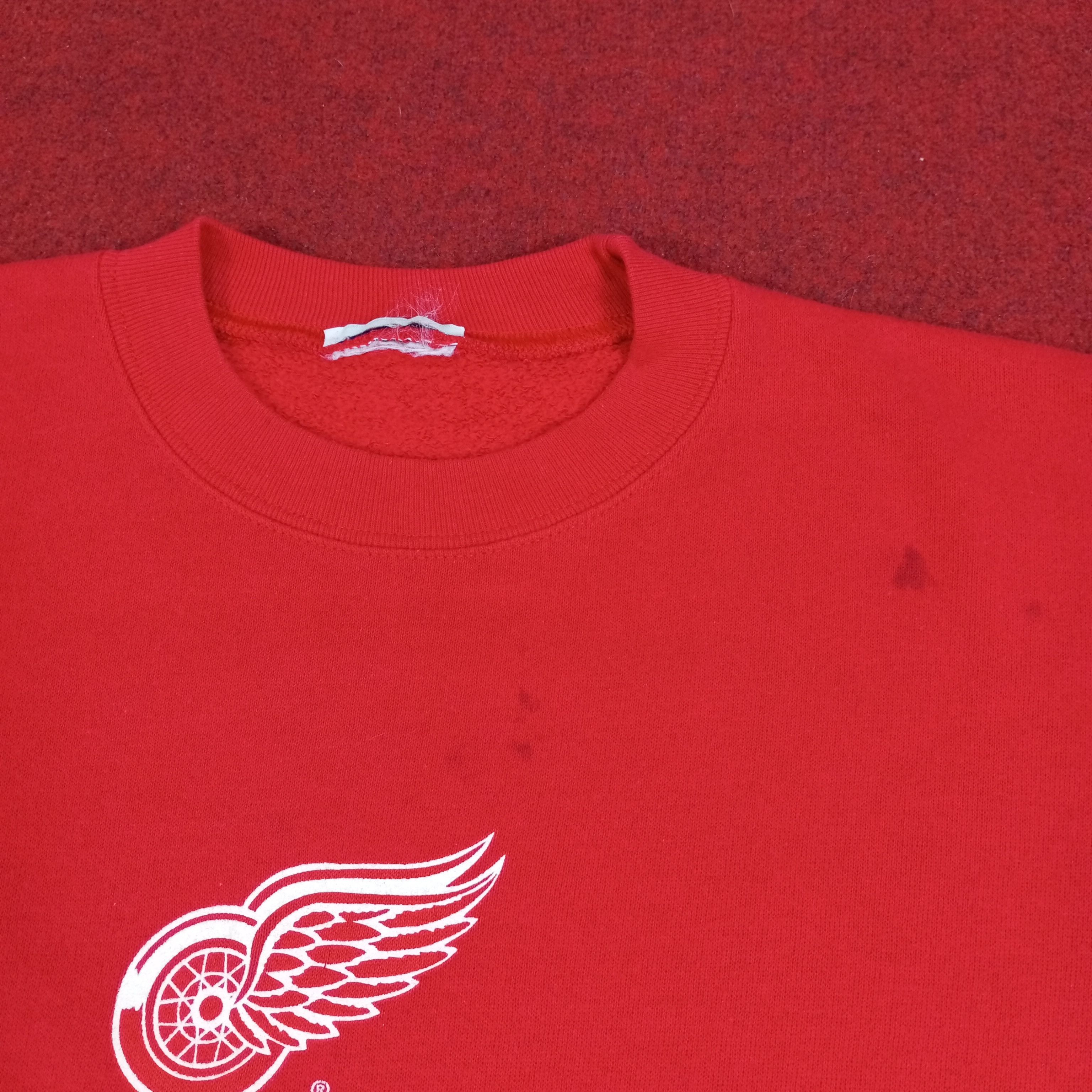 NHL × Vintage NHL Detroit Red Wings Ice Hockey Team Vintage Sweatshirt Size US M / EU 48-50 / 2 - 5 Thumbnail