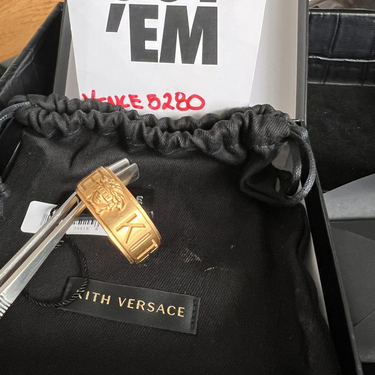 Kith × Versace KITH x Versace Medusa Ring Size ONE SIZE - 6 Thumbnail