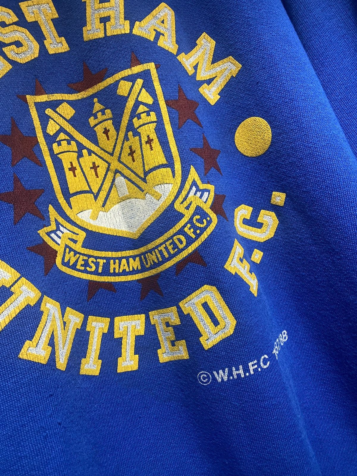 Vintage Vintage west ham united fc ultra rare crawneck 80s Size US L / EU 52-54 / 3 - 4 Thumbnail
