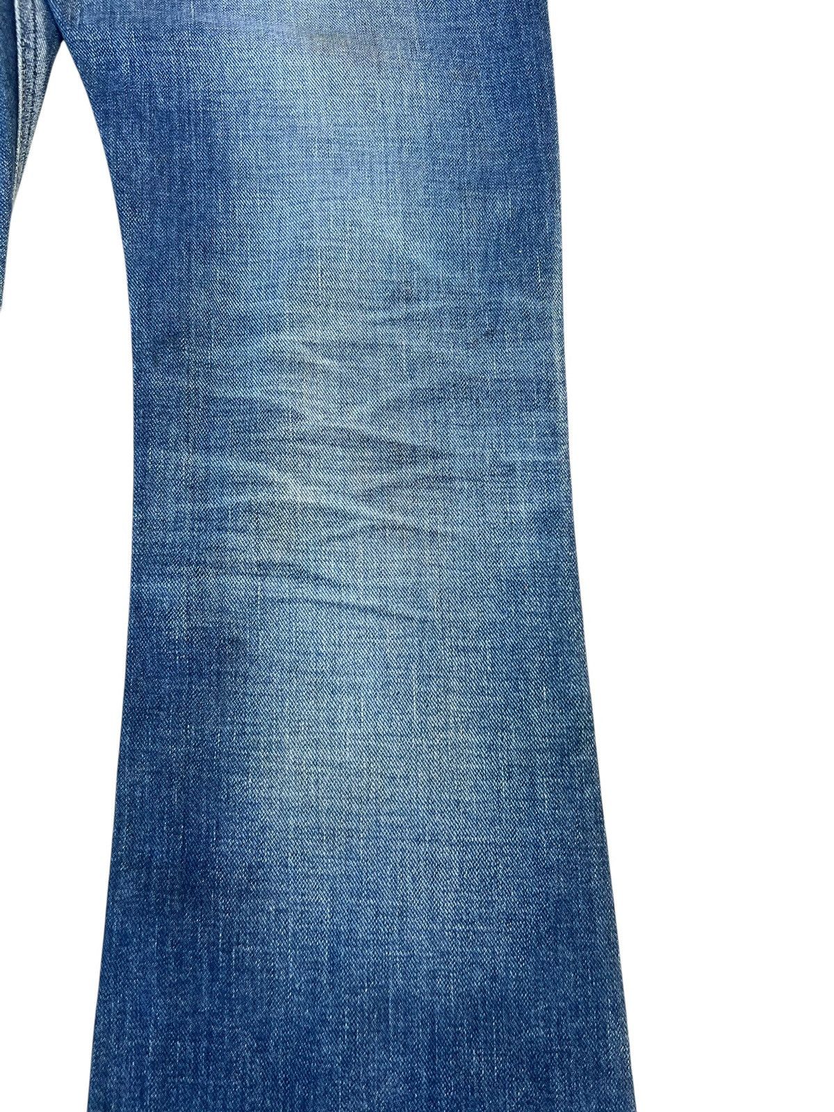 Lee Distressed Mud Denim Lee Riders Limited Edition Flare Jeans Size US 31 - 19 Thumbnail