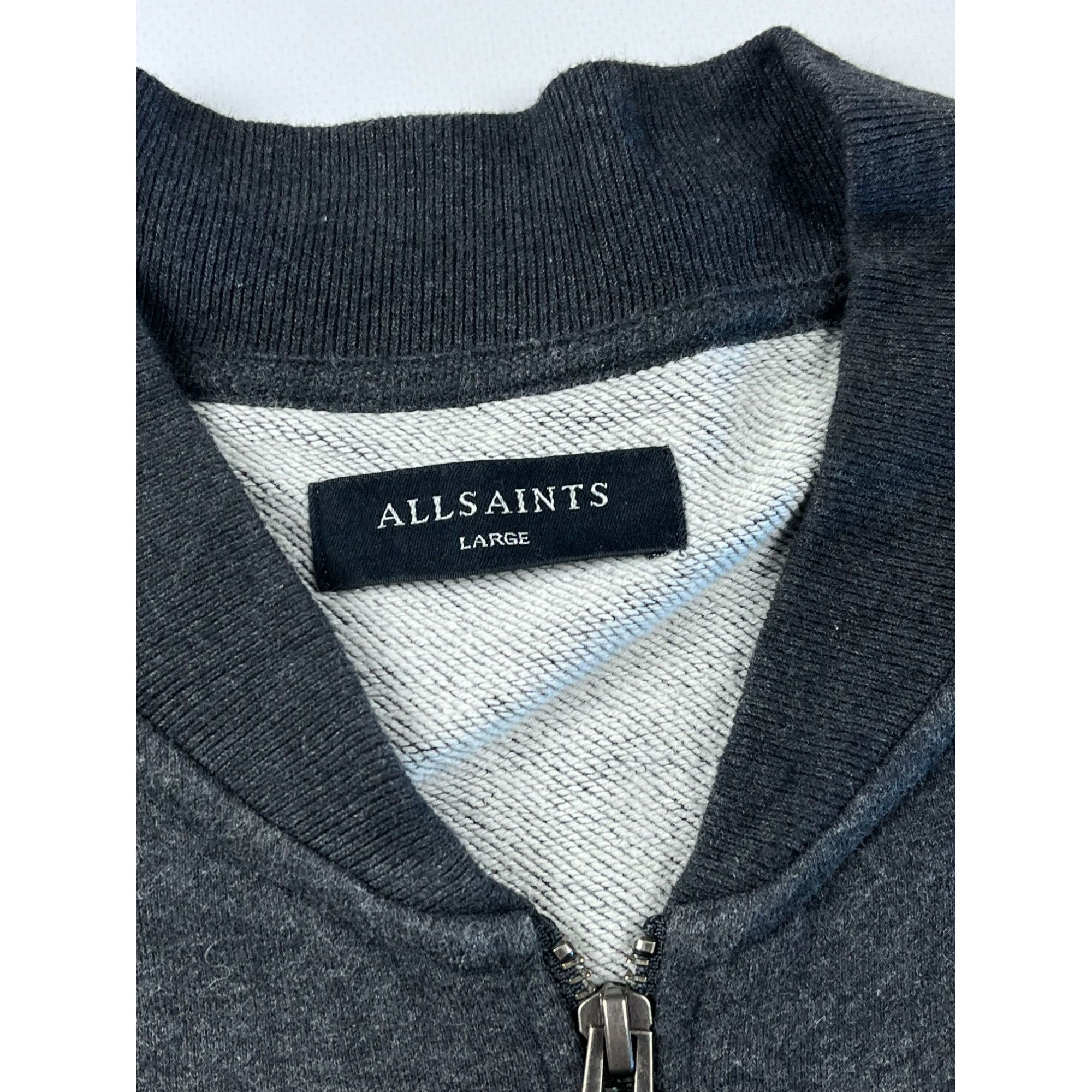Allsaints × Vintage Allsaints Mens Luxury Cotton Bomber Jacket Size US L / EU 52-54 / 3 - 4 Thumbnail