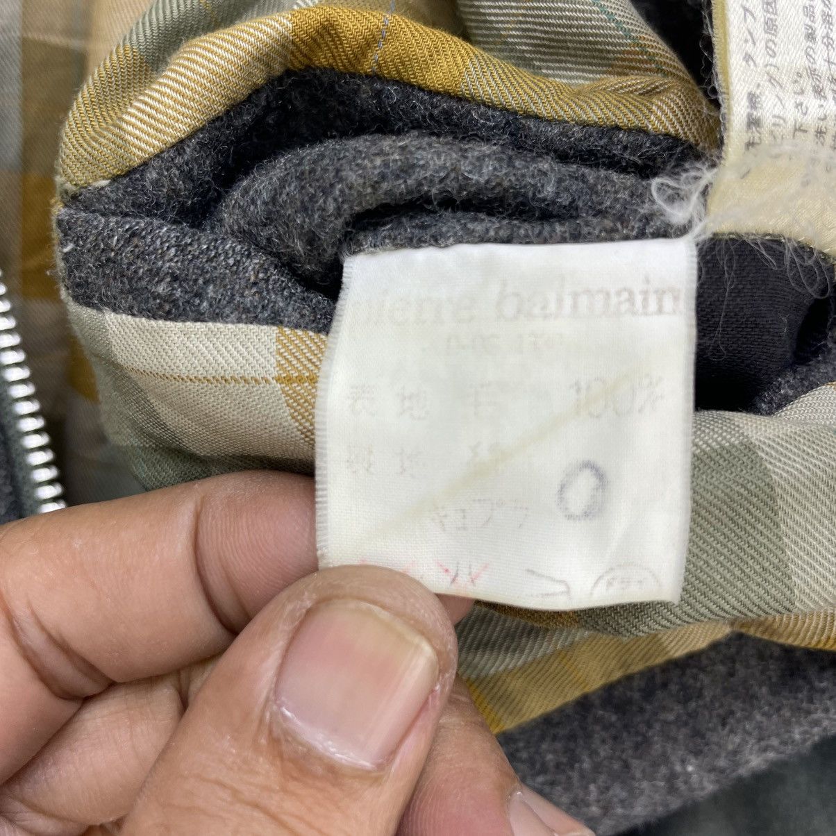 Pierre Balmain 💥Vintage Pierre Balmain Paris Wool Bomber Jacket Size US M / EU 48-50 / 2 - 8 Thumbnail