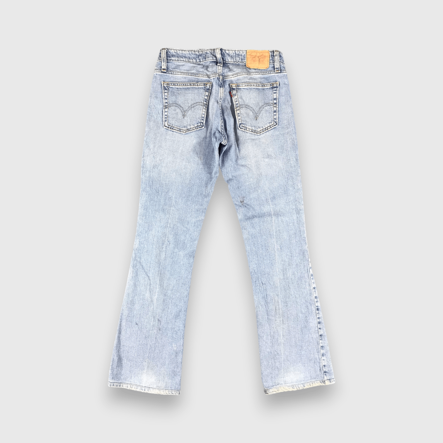 Levi's Vintage Blue Wash Levis 518 Flare Jeans-J2455 Size US 30 / EU 46 - 2 Thumbnail