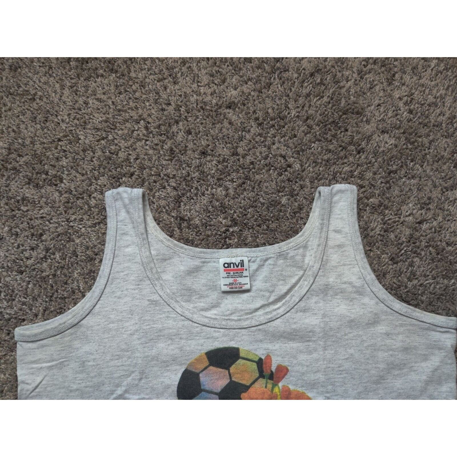 Other Vintage Lisa Carpenter Tank Top Shirt Adult Mens Medium Gray Size US M / EU 48-50 / 2 - 4 Thumbnail
