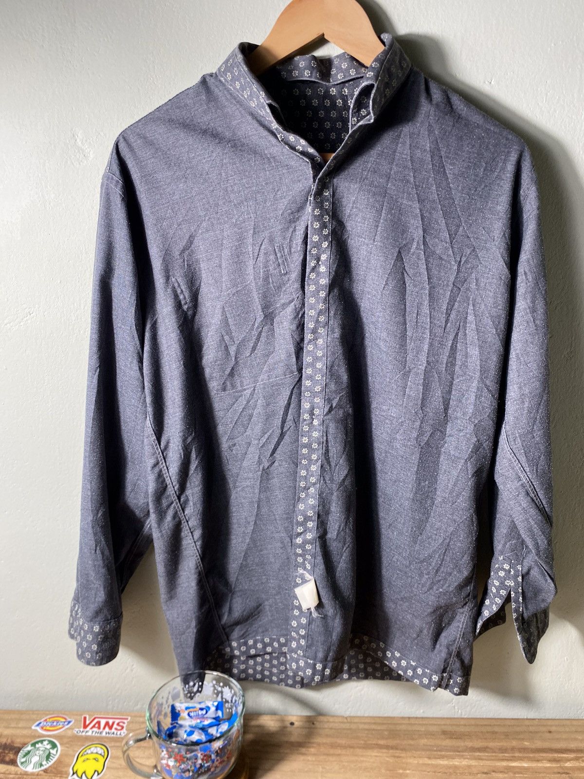 Designer × Other × Vintage Vintage Botton Ups NINA RICCI Full Flowers Size US L / EU 52-54 / 3 - 13 Thumbnail