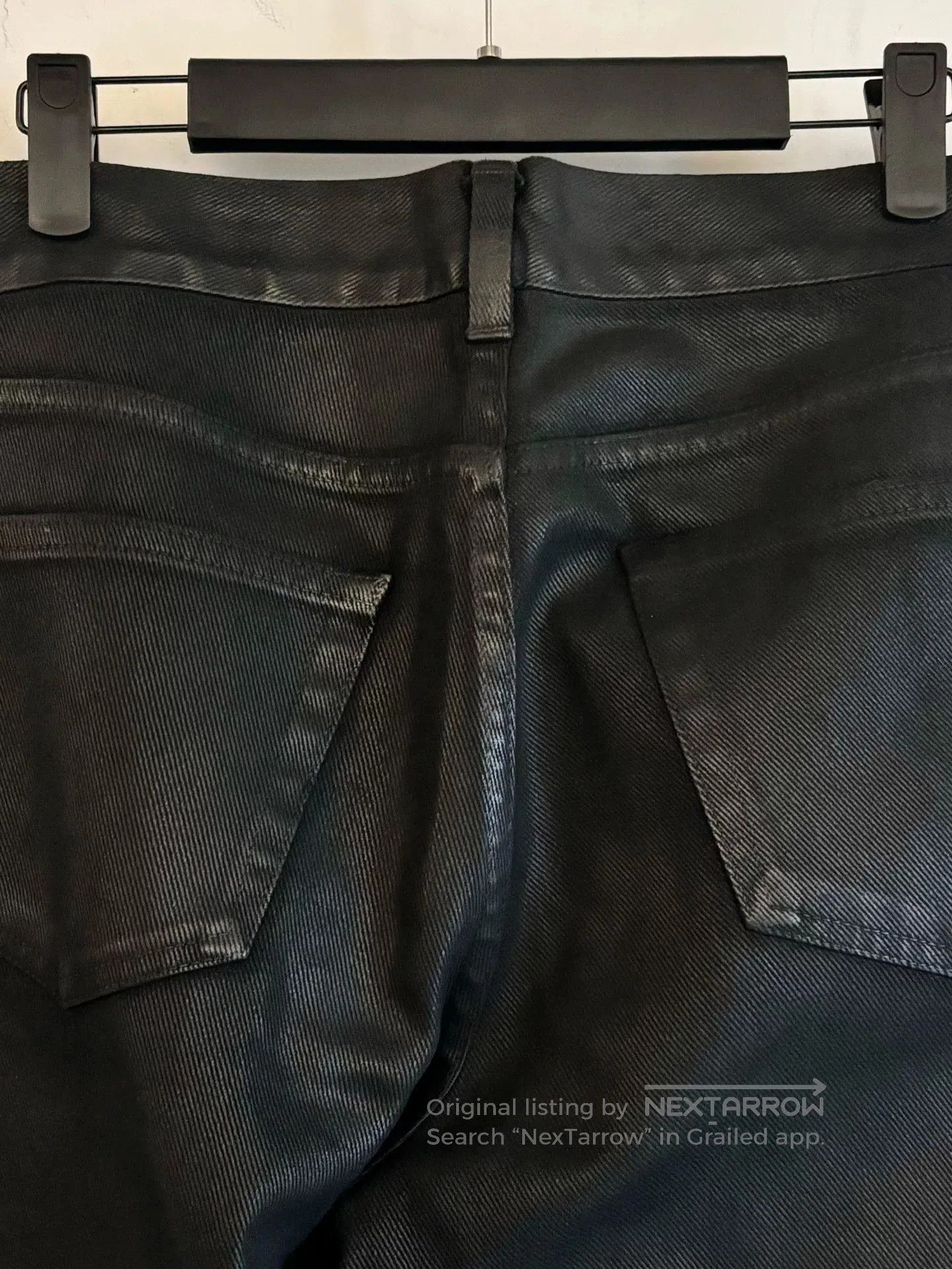Helmut Lang helmut lang aw1998 waxed denim pants. Size US 31 - 5 Thumbnail