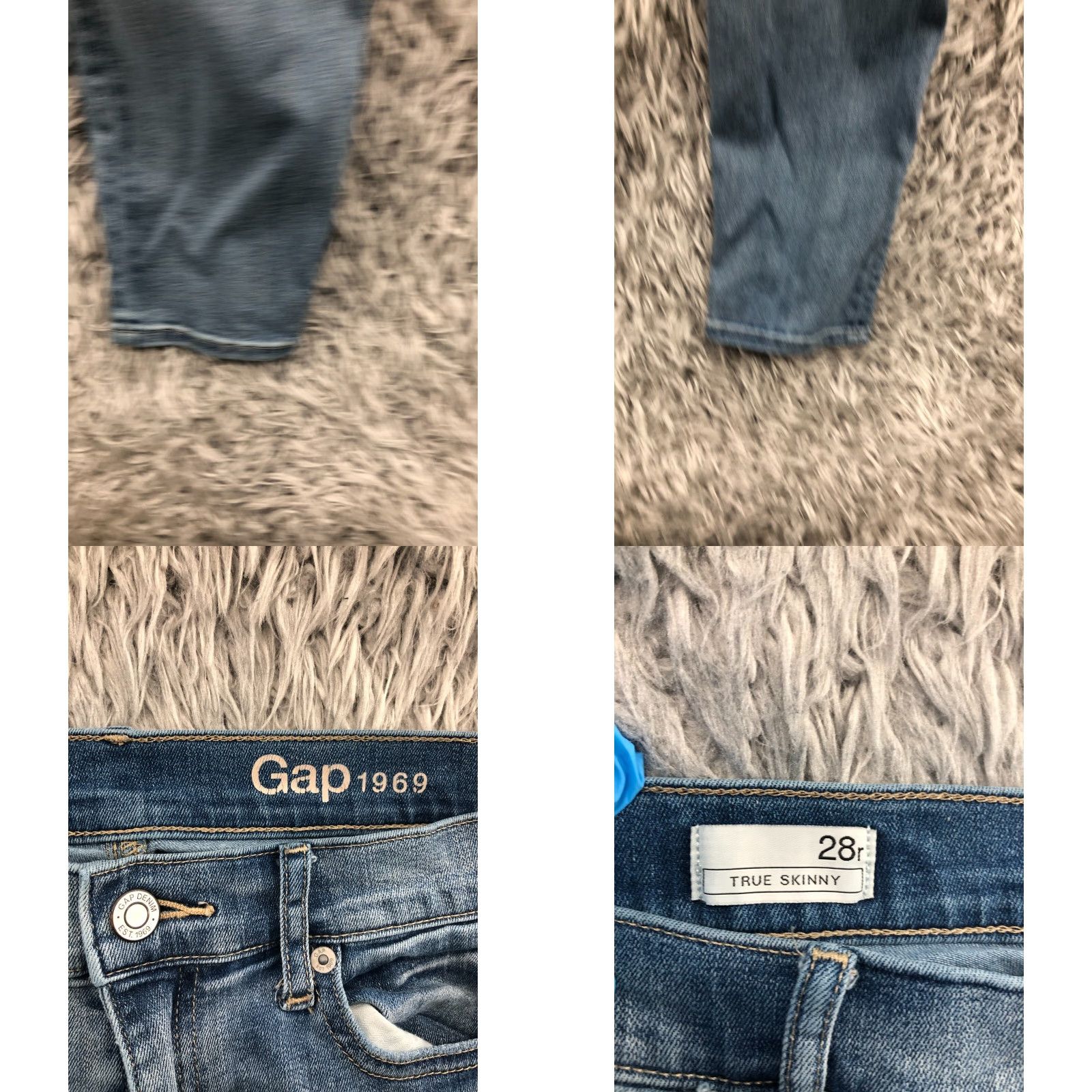 Gap Gap jeans Skinny Jeans Gap True Skinny 28 Womens Medium Blue Wash 5-Pocket Denim Cotton Regular Mix of standards Size 28" / US 6 / IT 42 - 8 Thumbnail