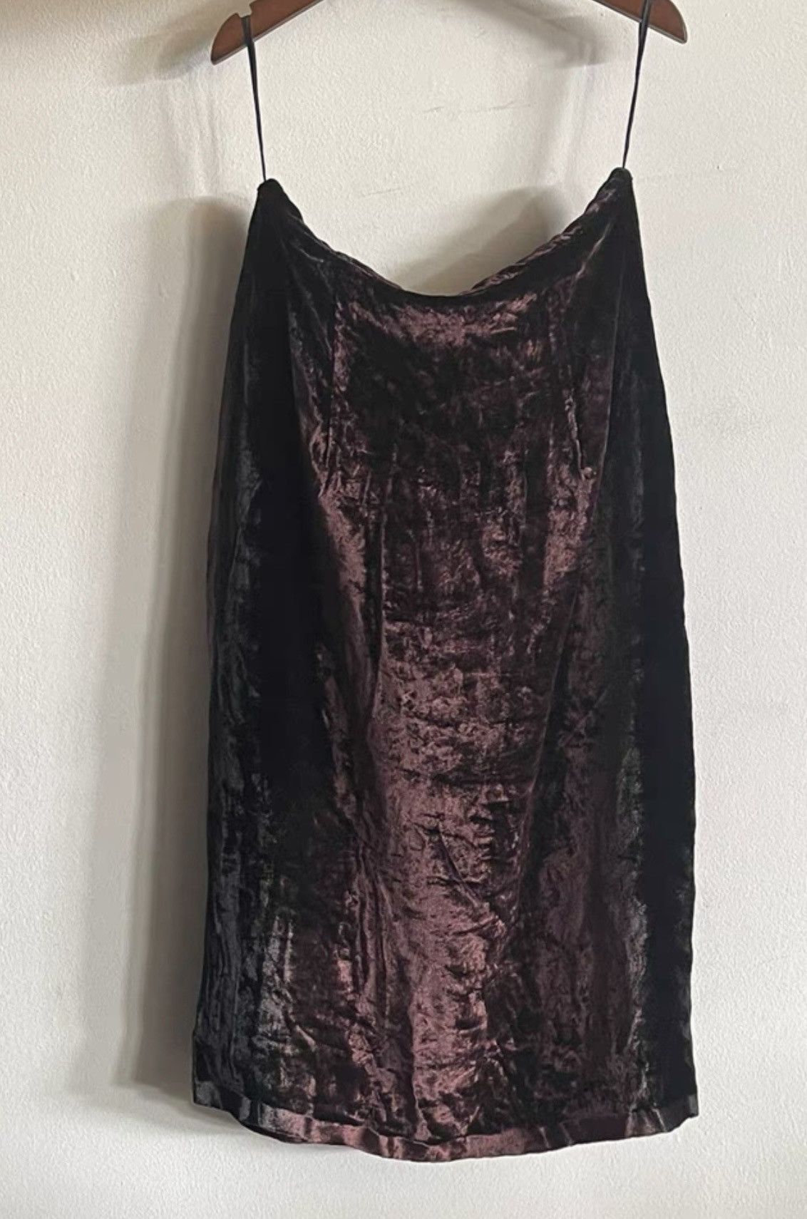 Maison Margiela Maison Martin Margiela｜Red wine blackberry velvet skirt Size M / US 6-8 / IT 42-44 - 3 Thumbnail