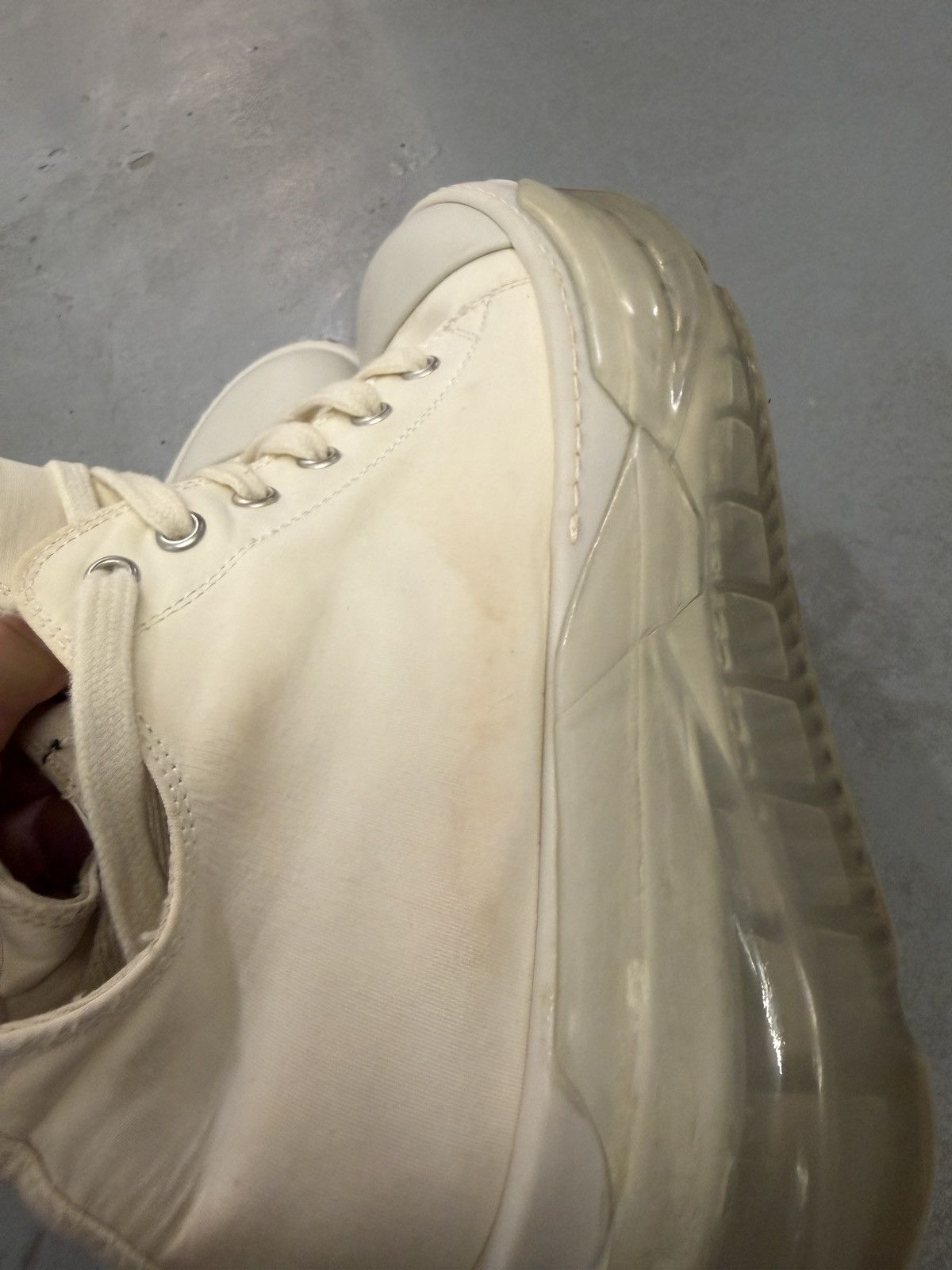 Rick Owens Drkshdw Rick Owens Drkshdw Abstract Low Transparent Sole Sneaker Size US 8 / IT 38 - 6 Thumbnail