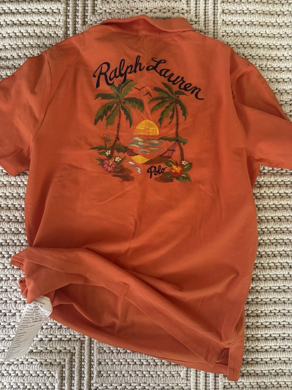 Polo Ralph Lauren Polo Ralph Lauren SP26 PROTO Sample Camp Collar Shirt Embro Size US M / EU 48-50 / 2 - 4 Thumbnail