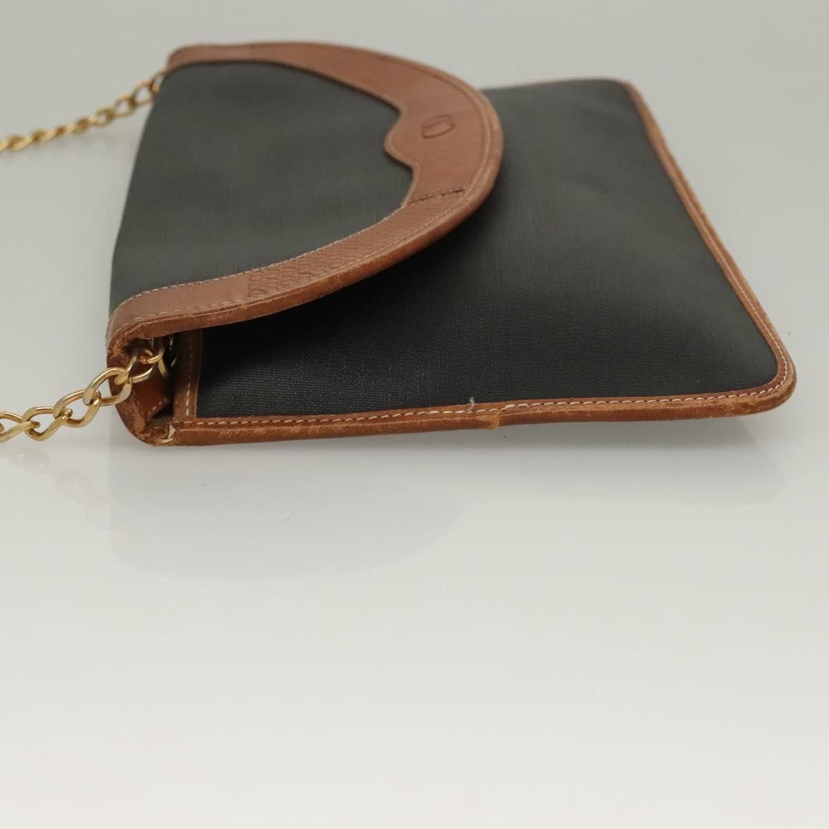 Dior DIOR Chain Shoulder Bag Leather Black Gold Size ONE SIZE - 5 Thumbnail
