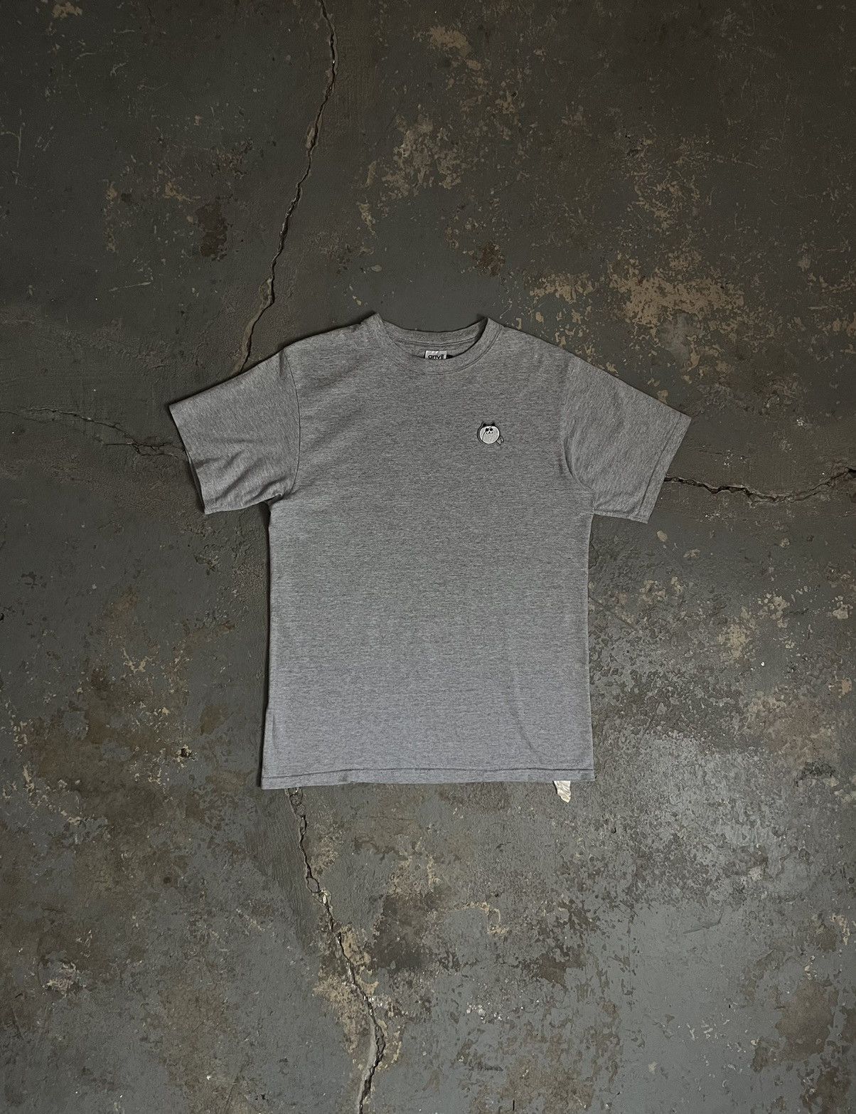 image of 20471120 00’S Panda Pirate Hyoma Tee in Grey, Men's (Size Medium)