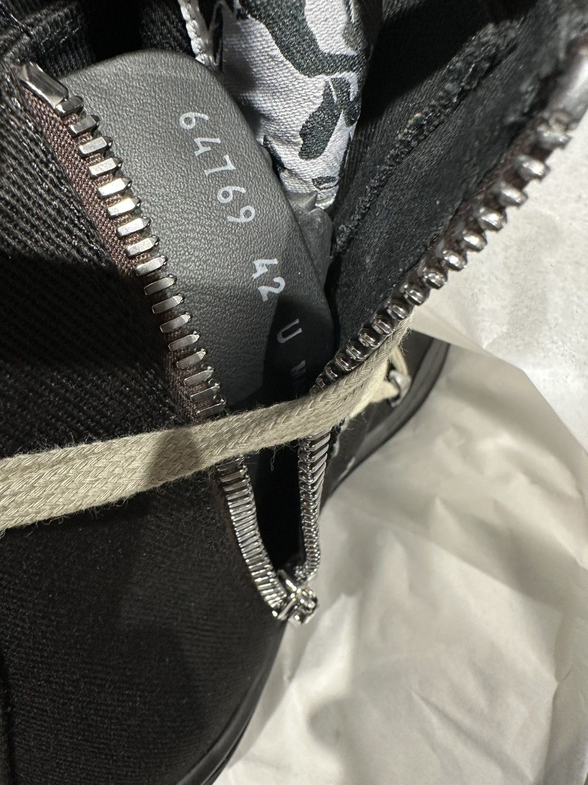 Rick Owens Drkshdw RICK OWENS DRKSHDW Lido Hexa Sneaker Black Pearl Size US 9 / EU 42 - 6 Thumbnail