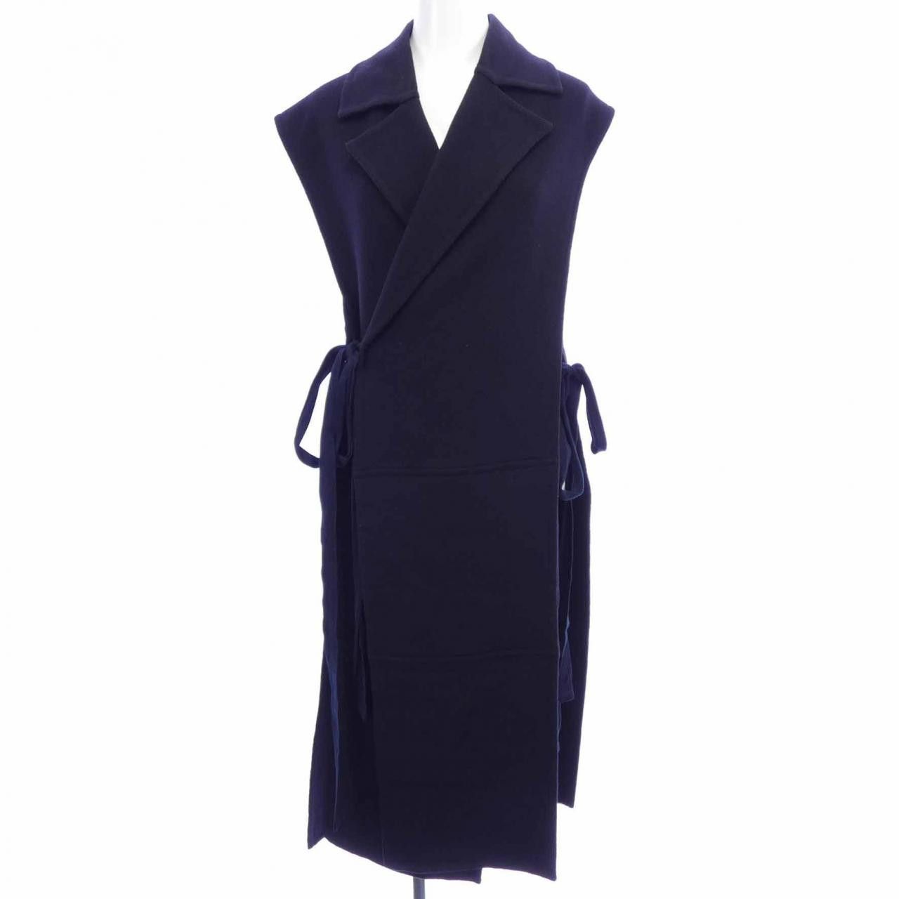 Celine Celine Celine Long Vest 100% Cashmere Vest Textile Outerwear 2 8P40/6700 DUTY FREE for USA Size ONE SIZE - 1 Thumbnail