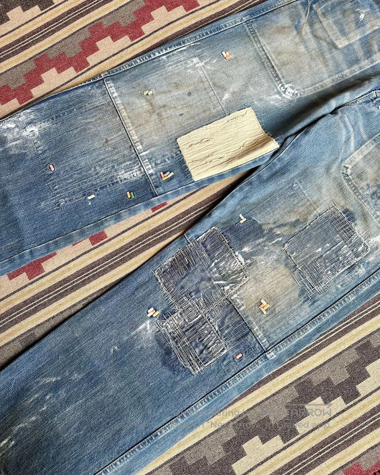 Prps Prps P33P12 Vintage Distressed Jeans. Size US 31 - 5 Thumbnail