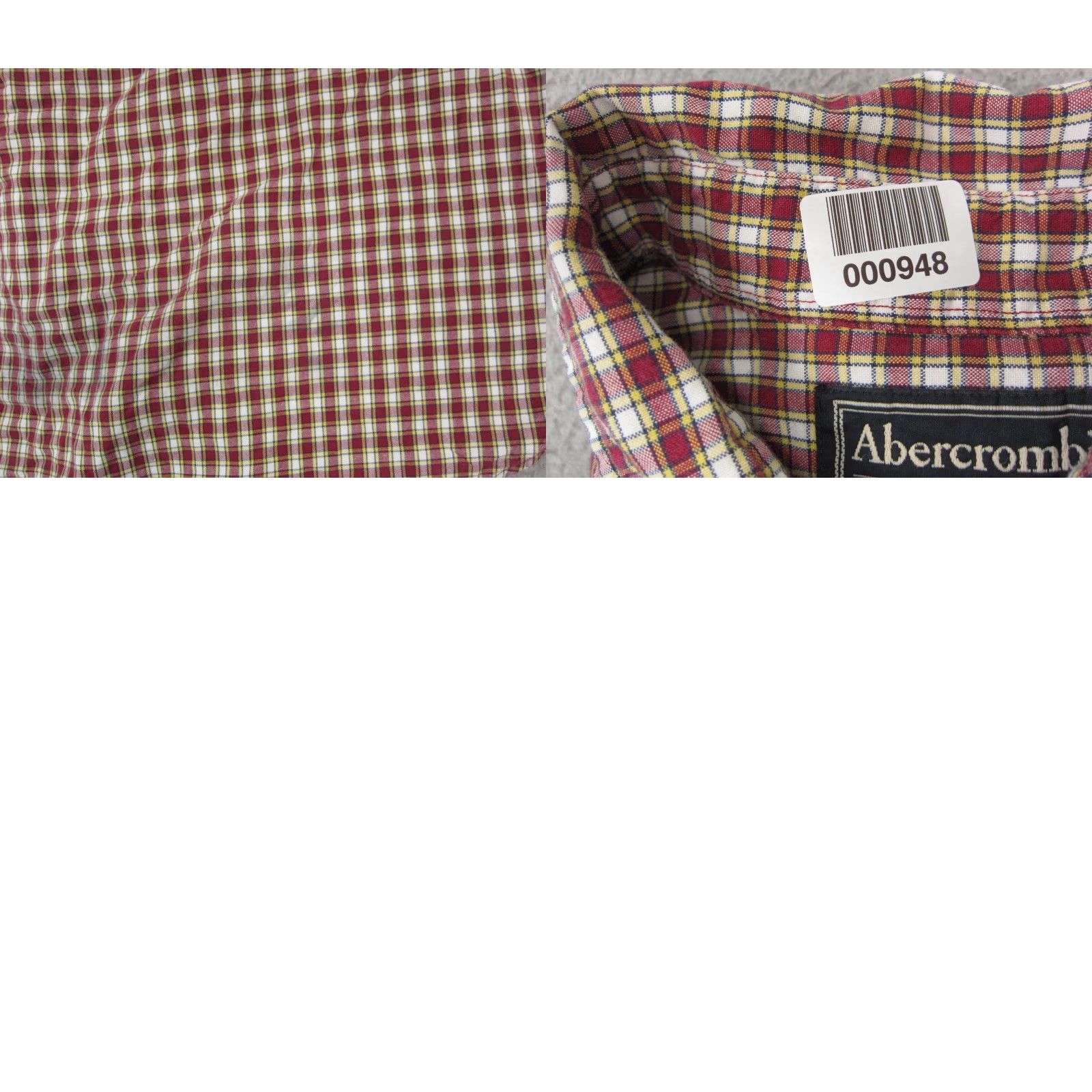 Abercrombie & Fitch VINTAGE Abercrombie & Fitch Shirt Mens L Red Plaid Button-Down Casual Logo 90s Retro Size US L / EU 52-54 / 3 - 9 Thumbnail