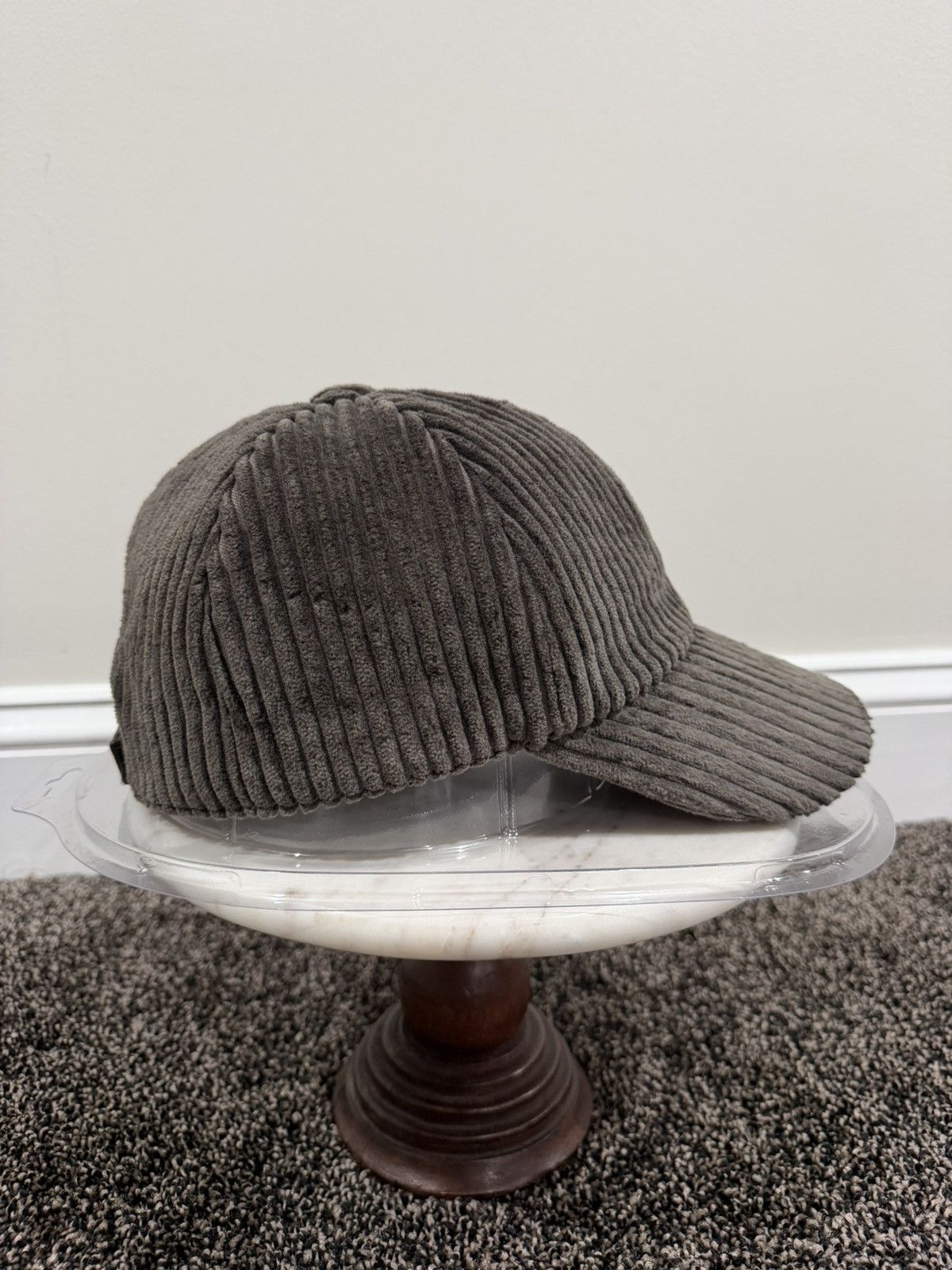 Brunello Cucinelli Brunello Cucinelli Shiny Gray Corduory Baseball Cap Hat Size ONE SIZE - 2 Thumbnail