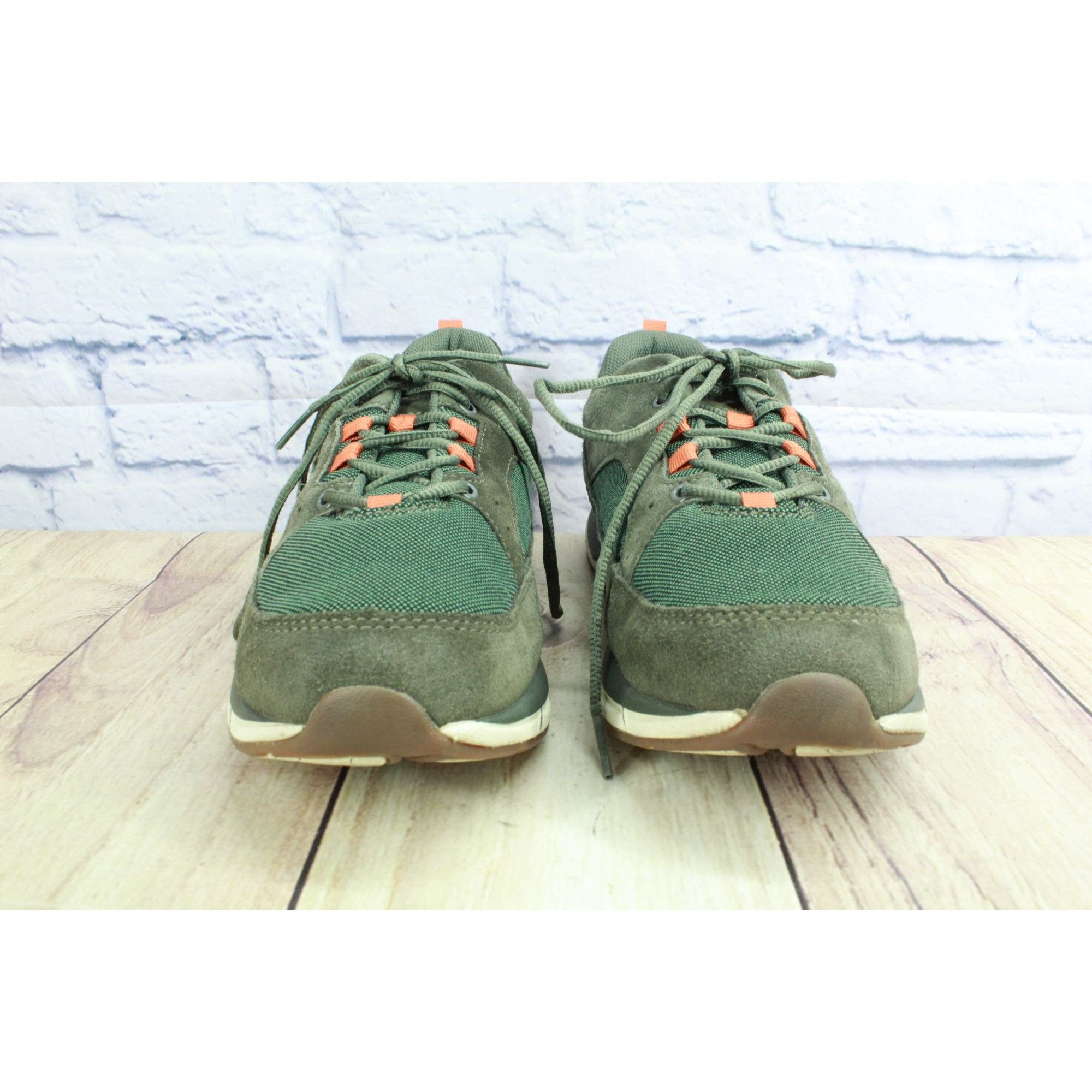L.L. Bean LL Bean Men's Green Suede Mesh Fitness Walking Shoes Size US 9 / EU 42 - 4 Thumbnail