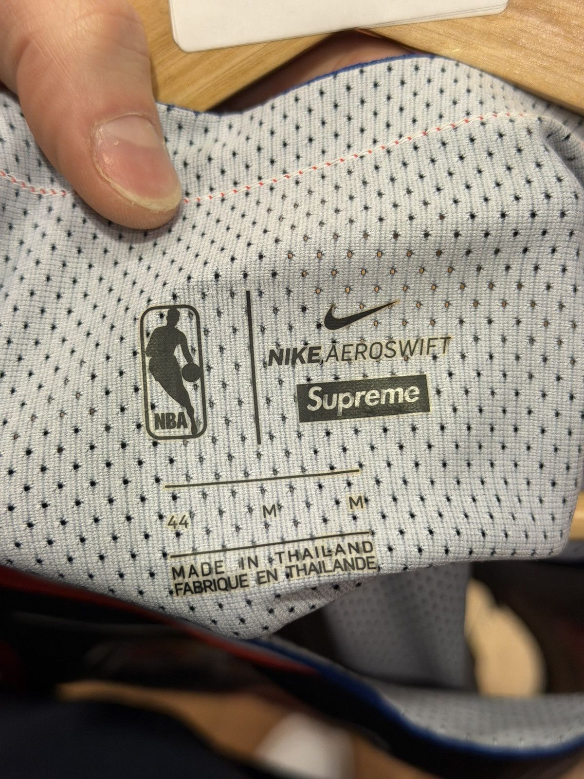 Nike × Supreme Supreme x Nike NBA Team Patch Jersey - Black Size US M / EU 48-50 / 2 - 3 Thumbnail