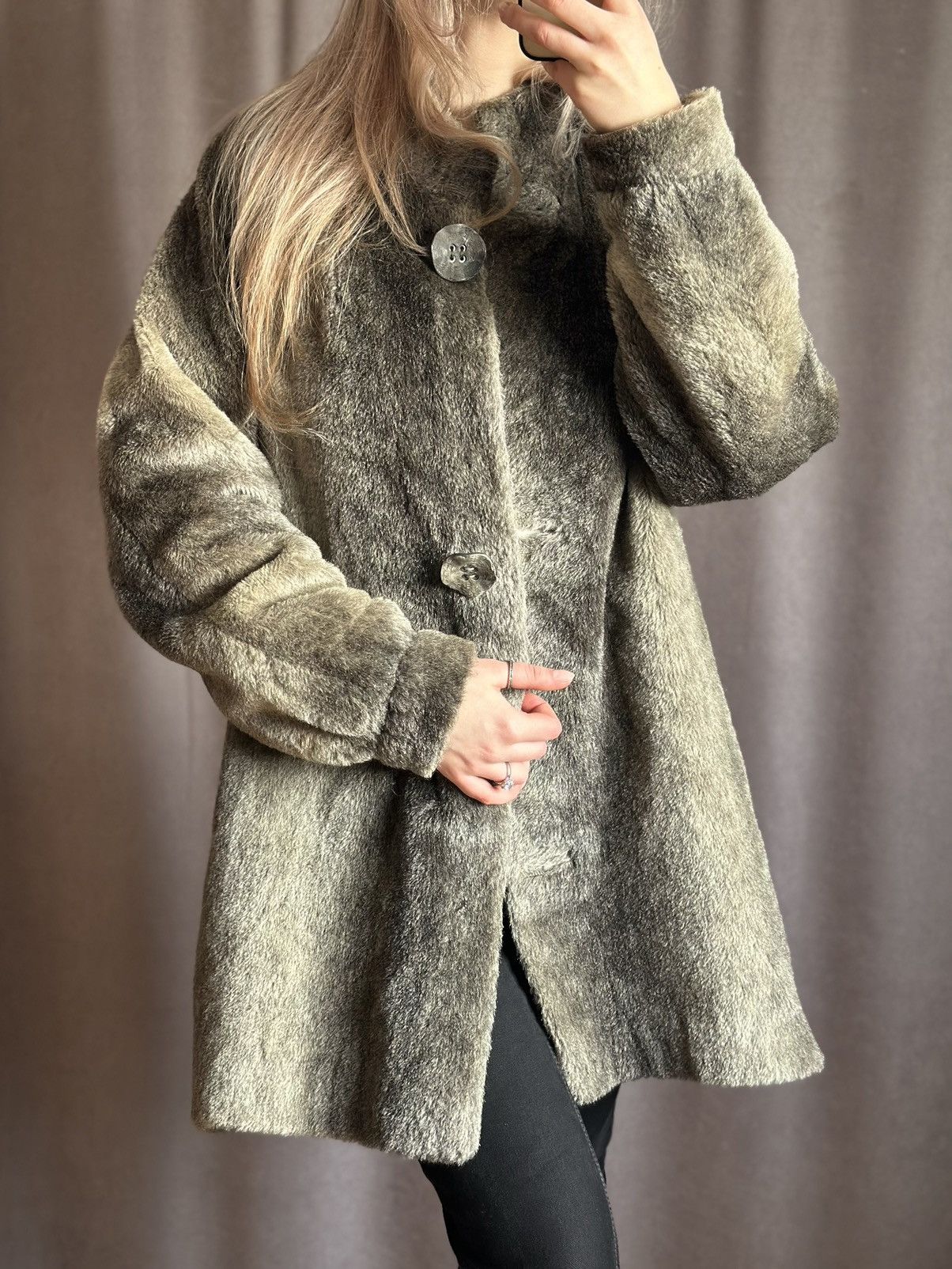 Lanvin Faux Fur Jacket Lanvin Vintage IfSixWasNine style LGB HYPE Size M / US 6-8 / IT 42-44 - 1 Thumbnail