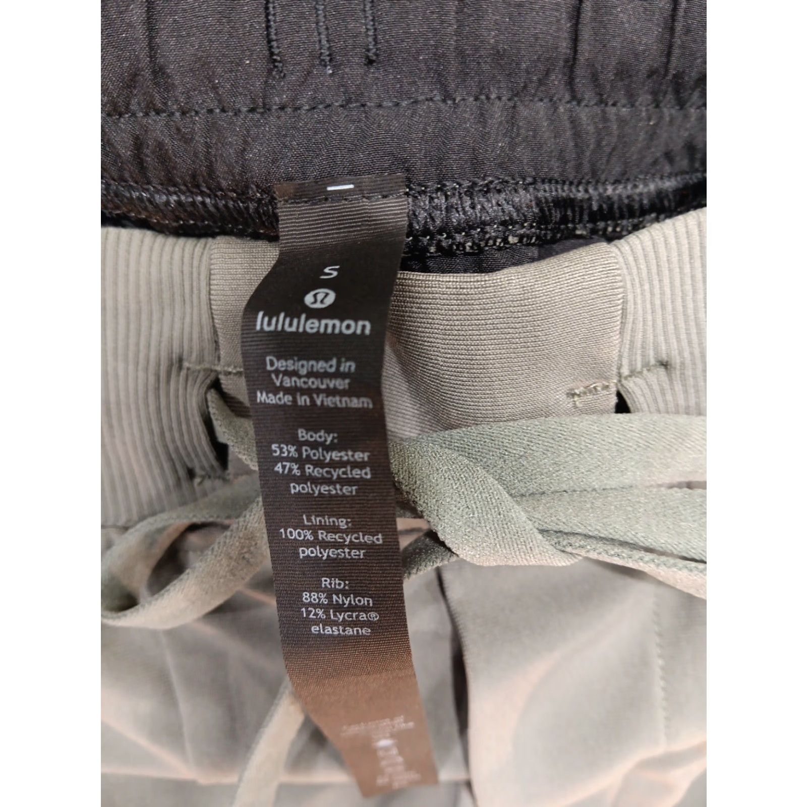 Lululemon Lululemon City Sweat Joggers Mens Small Classic Navy Tapered Fit Stretch M5AJWT Jogger Pants Athletic Inseam 32 in Size US 31 - 3 Thumbnail