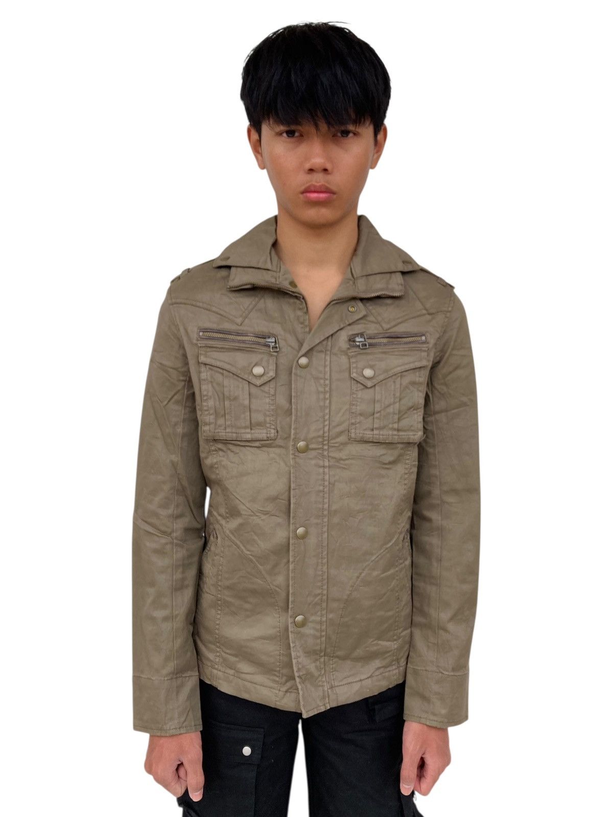 If Six Was Nine 2000s Michael Klein Homme Paris - Dezert Rider Jacket Size US M / EU 48-50 / 2 - 5 Thumbnail