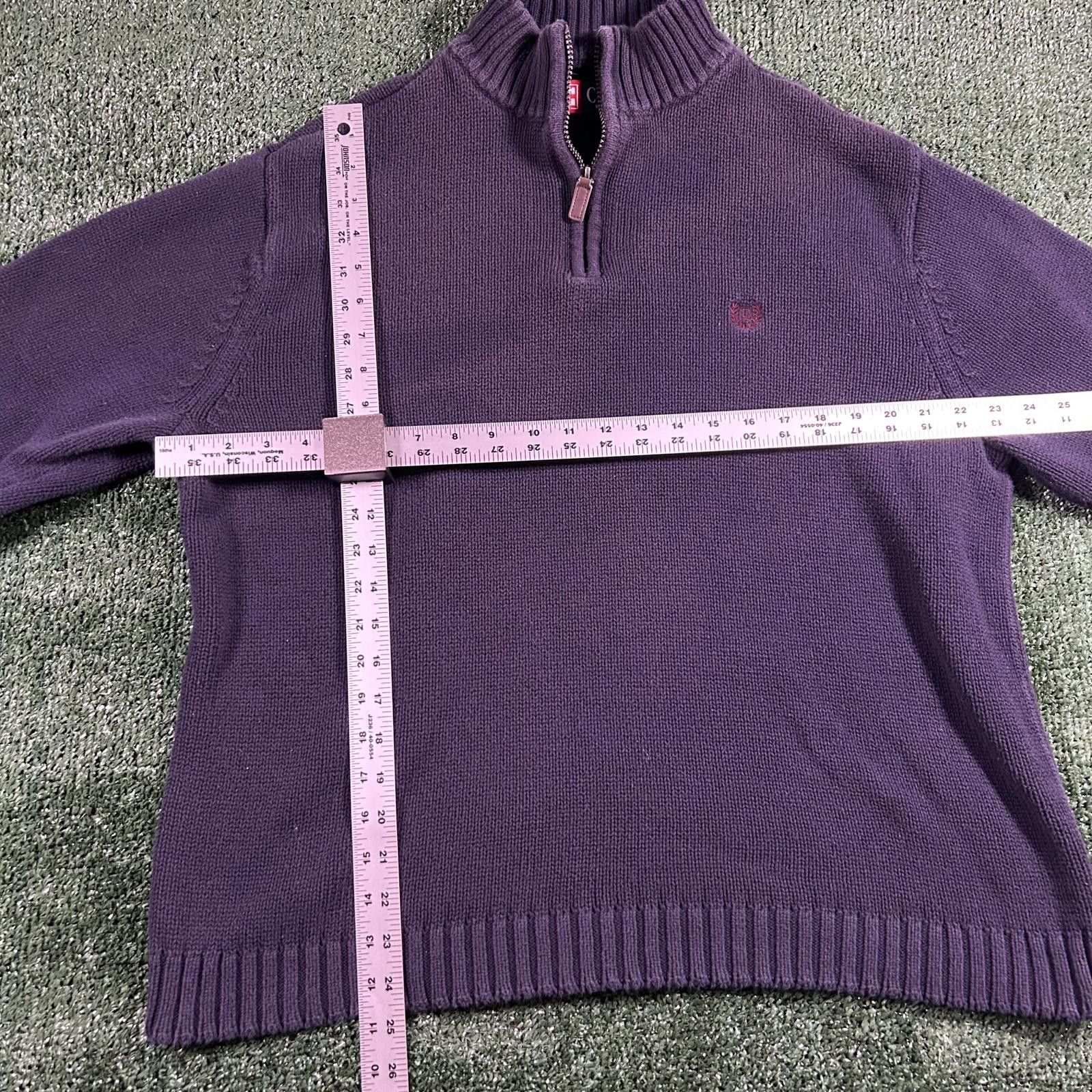 Chaps Chaps Men's black quarter-Zip Sweater. Size XL Size US XL / EU 56 / 4 - 2 Thumbnail