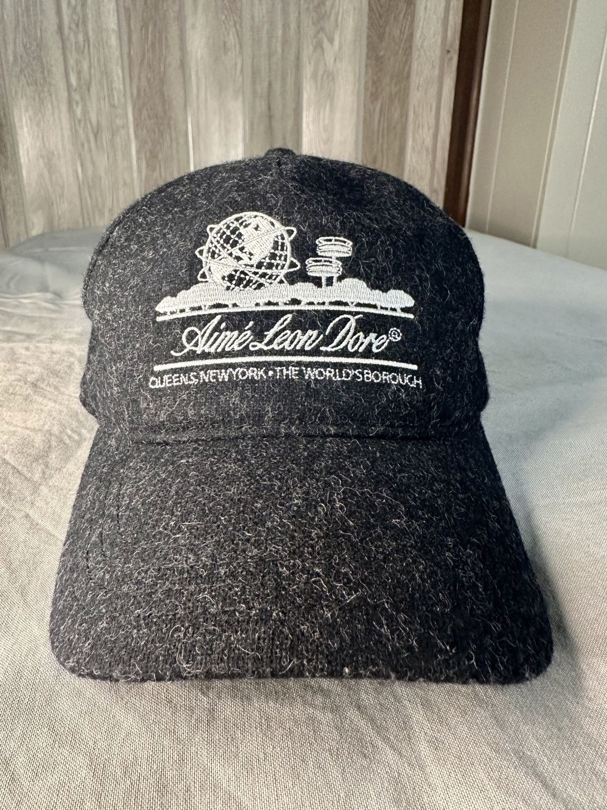 Aime Leon Dore Aime Leon Dore Wool Unisphere Hat Charcoal Size ONE SIZE - 2 Thumbnail