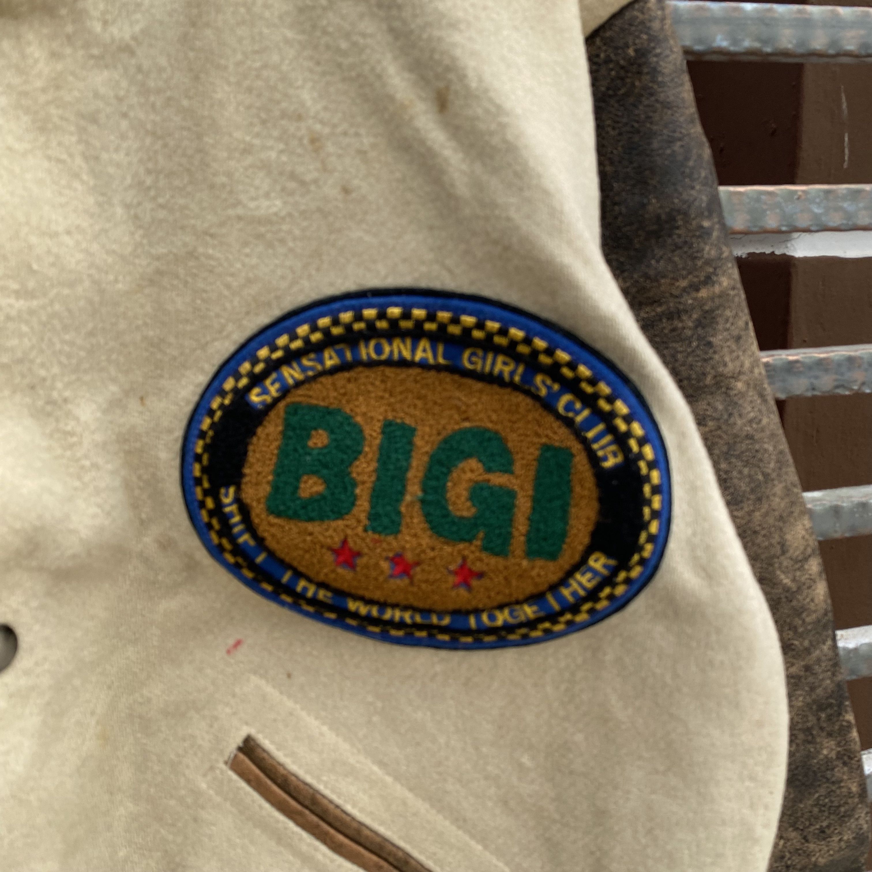 BIGI 80s Bigi Aerodrome Tokyo Varsity Sleeve Leather Size US L / EU 52-54 / 3 - 7 Thumbnail