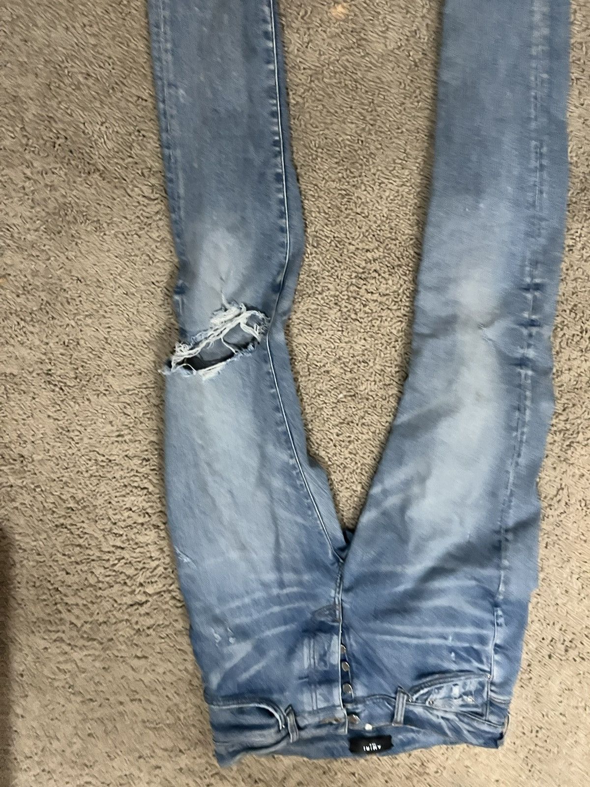 Amiri Grey Amiri Jeans Size US 32 / EU 48 - 2 Thumbnail
