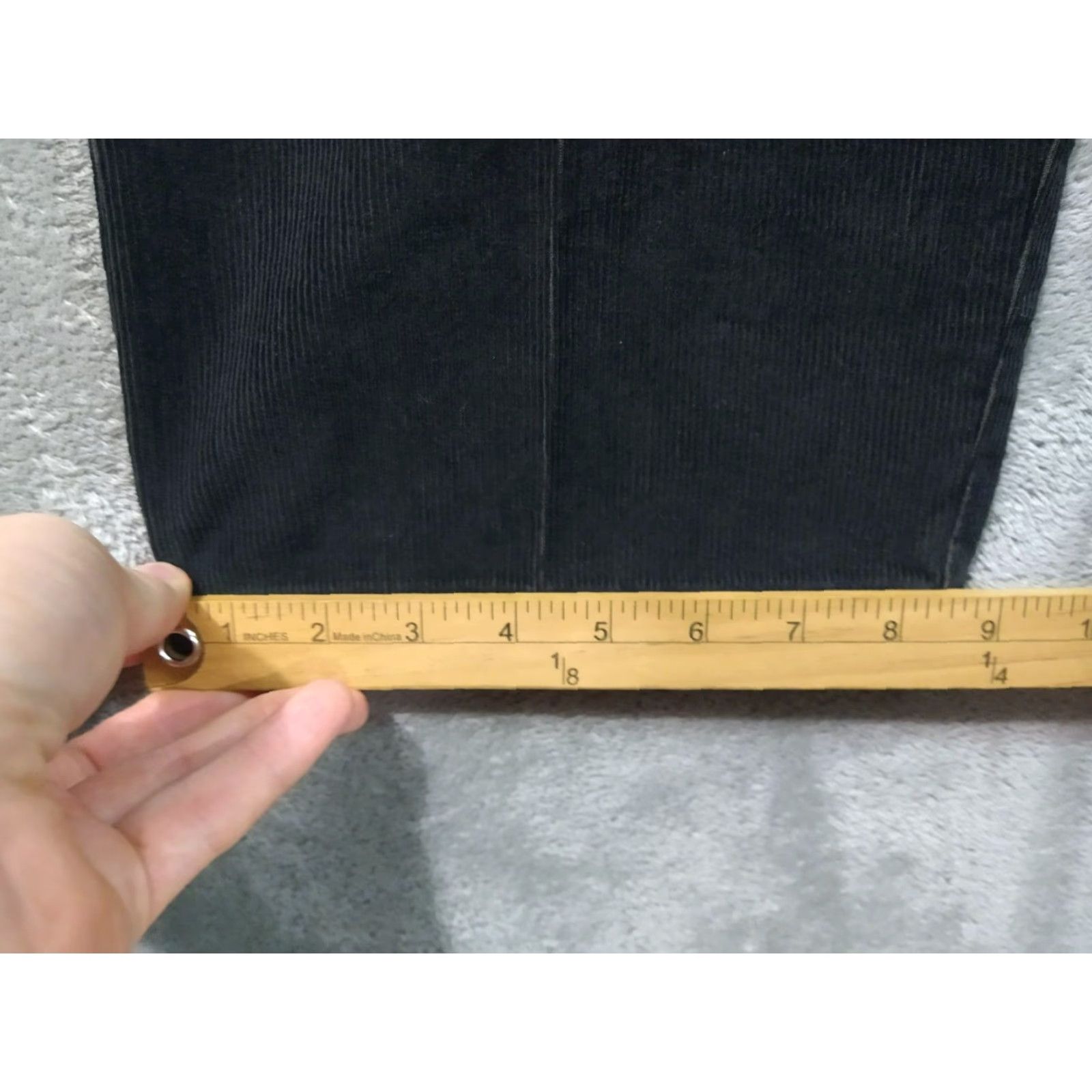 Haggar Haggar Pants Mens 34x30 Black Corduroy Chino Straight Leg Classic Fit Flat Front Pants Mens Regular 34 Black Haggar Classic Fit Corduroy Straight Leg Size US 34 / EU 50 - 6 Thumbnail