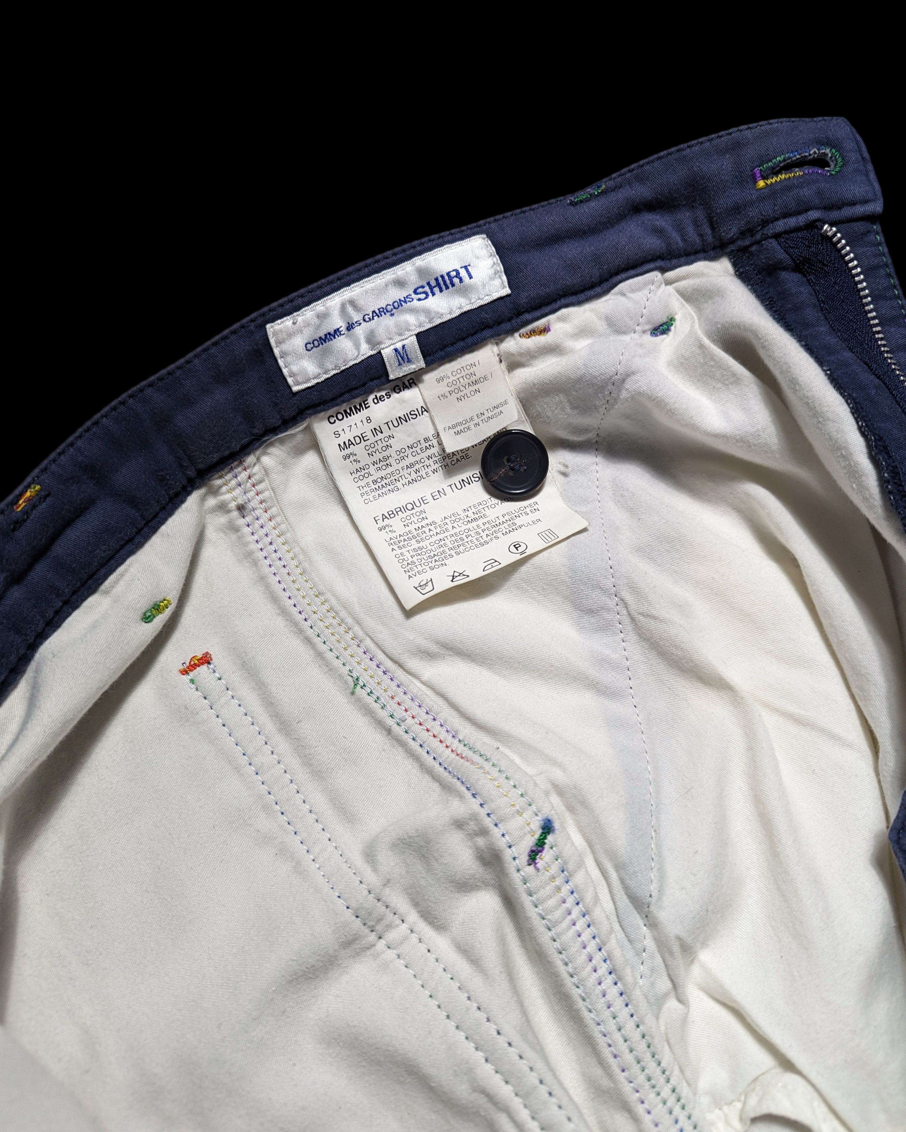 Comme des Garcons SHIRT Rainbow Thread Trousers Size US 34 / EU 50 - 4 Thumbnail