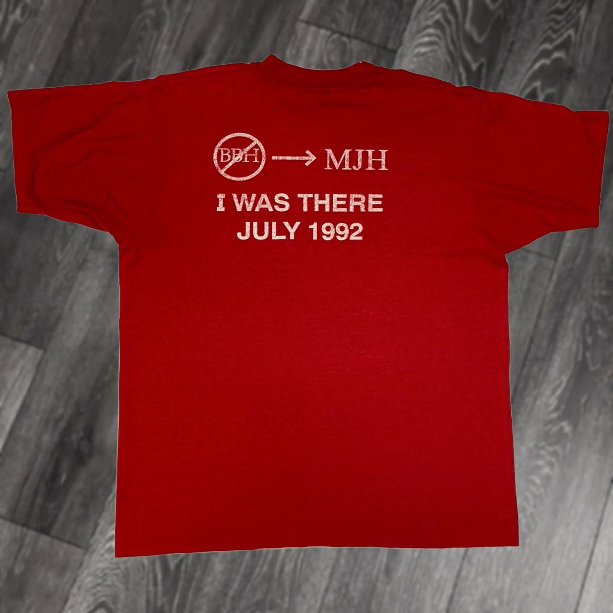 Vintage VINTAGE Memphis Jewish Home 1992 T-shirt Men Large Red 90s USA Single Stitch Size US L / EU 52-54 / 3 - 1 Thumbnail
