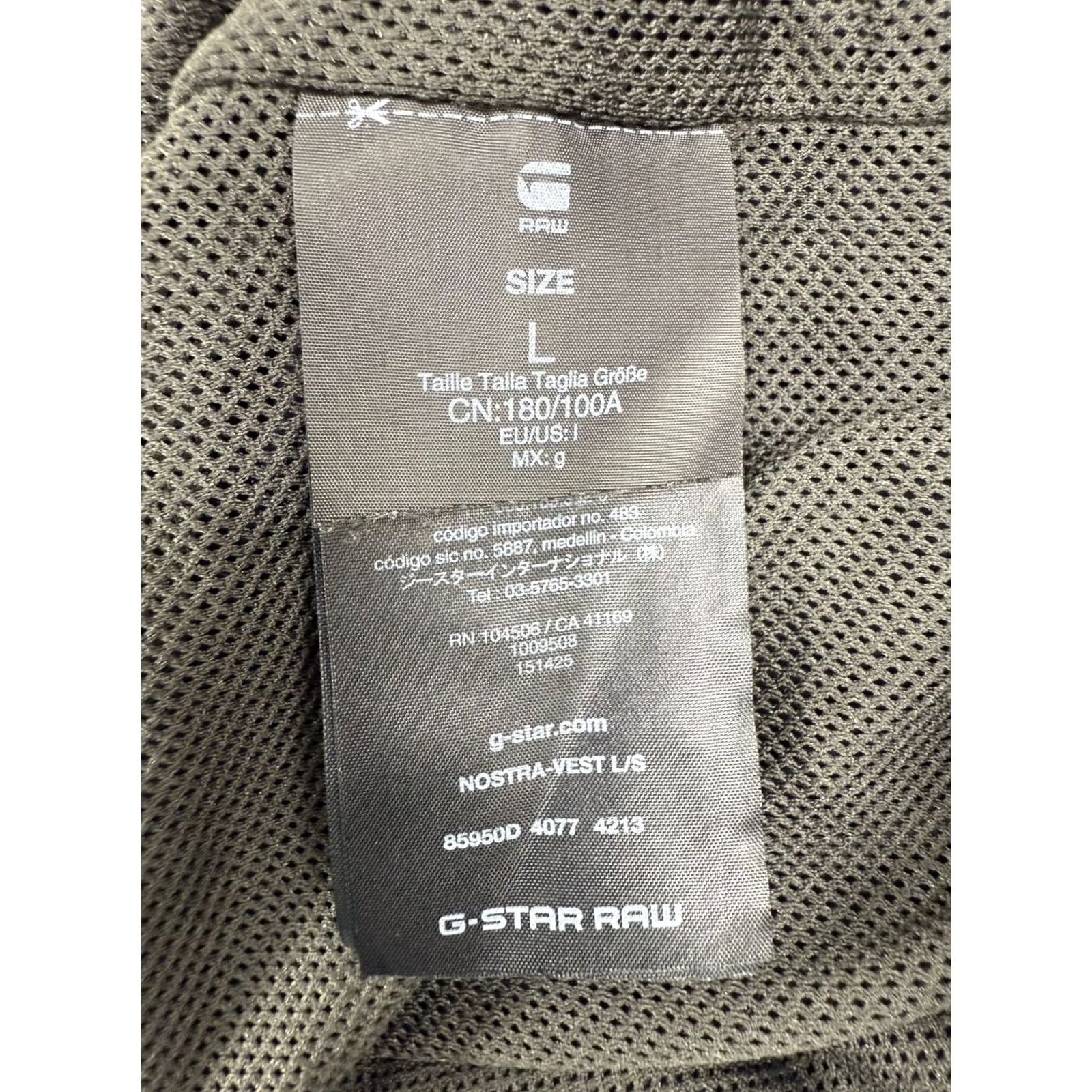 Vintage G-Star Raw Men’s Navy Bomber Jacket Nylon Reflective L Size US L / EU 52-54 / 3 - 4 Thumbnail