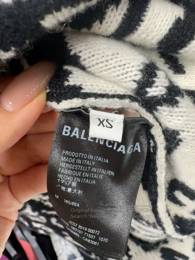 Balenciaga Balenciaga Turtleneck Sweater Size US XS / EU 42 / 0 - 3 Thumbnail