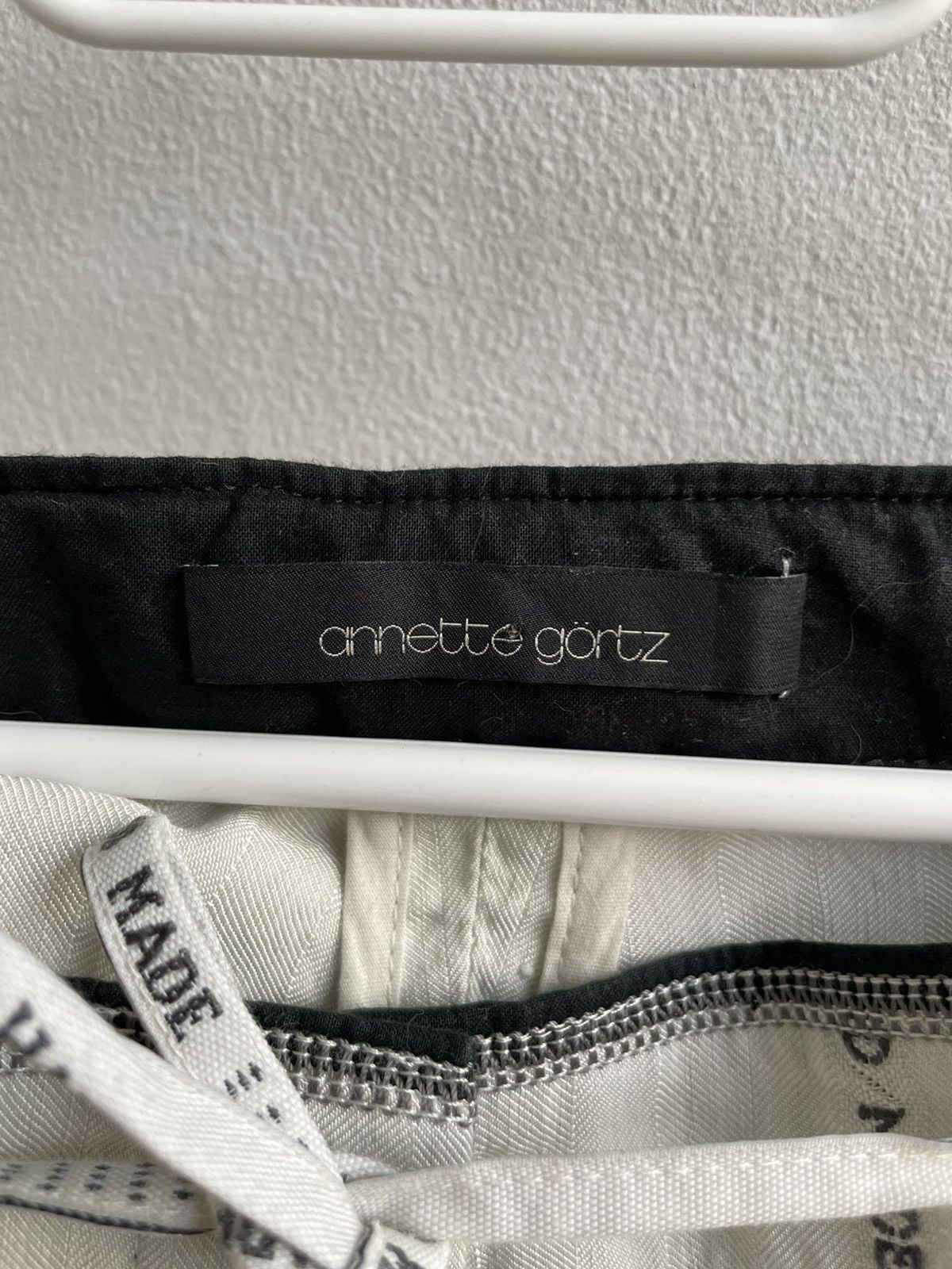 Annette Gortz × Designer × Vintage Anette Gortz Germany Linen Viscose Classic Pants Free Fit Size 36" / US 14 / IT 50 - 13 Thumbnail