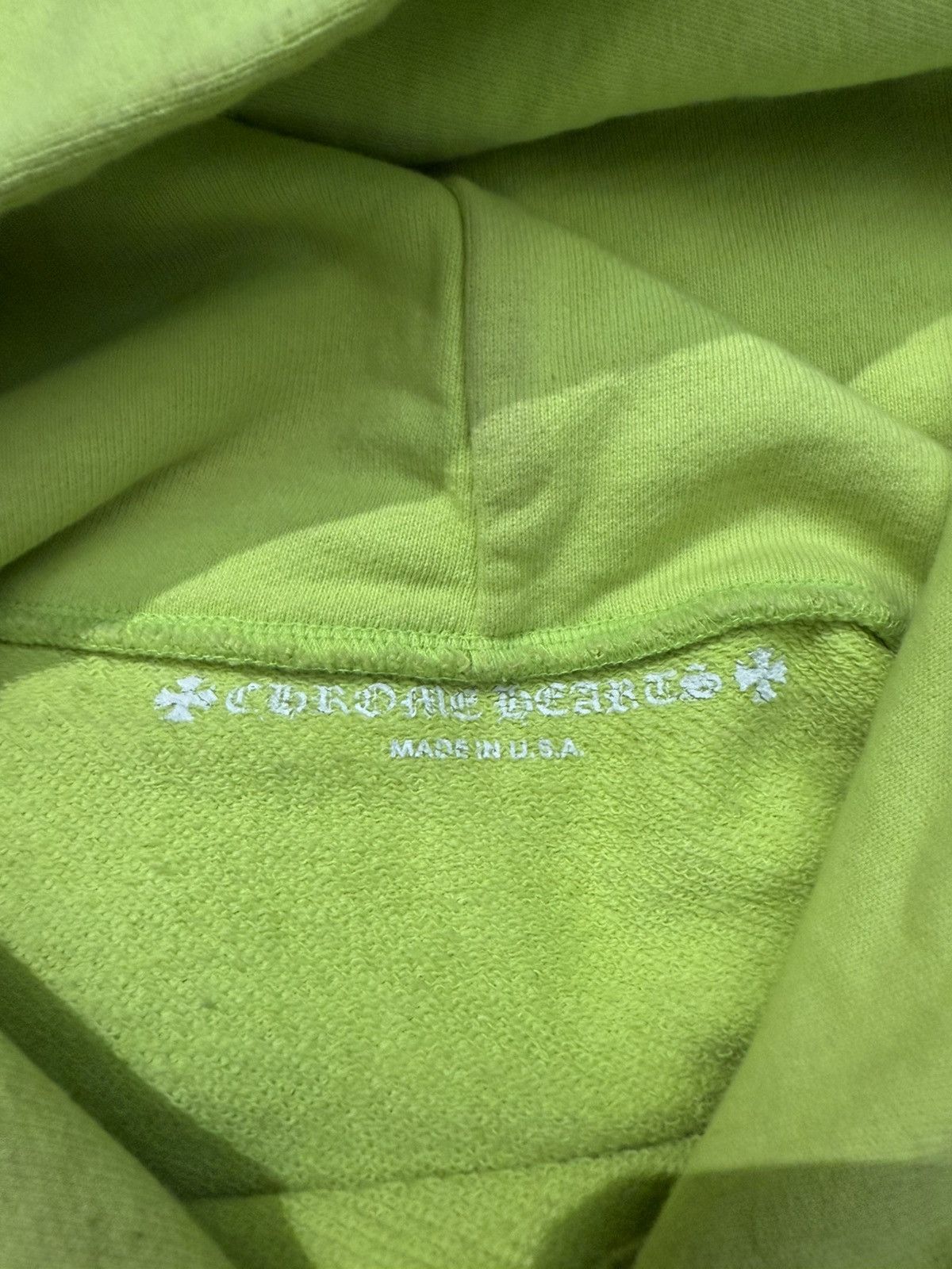 Chrome Hearts Chrome Hearts Matty Boy Link Lime Green Hoodie Size Small Size US S / EU 44-46 / 1 - 8 Thumbnail