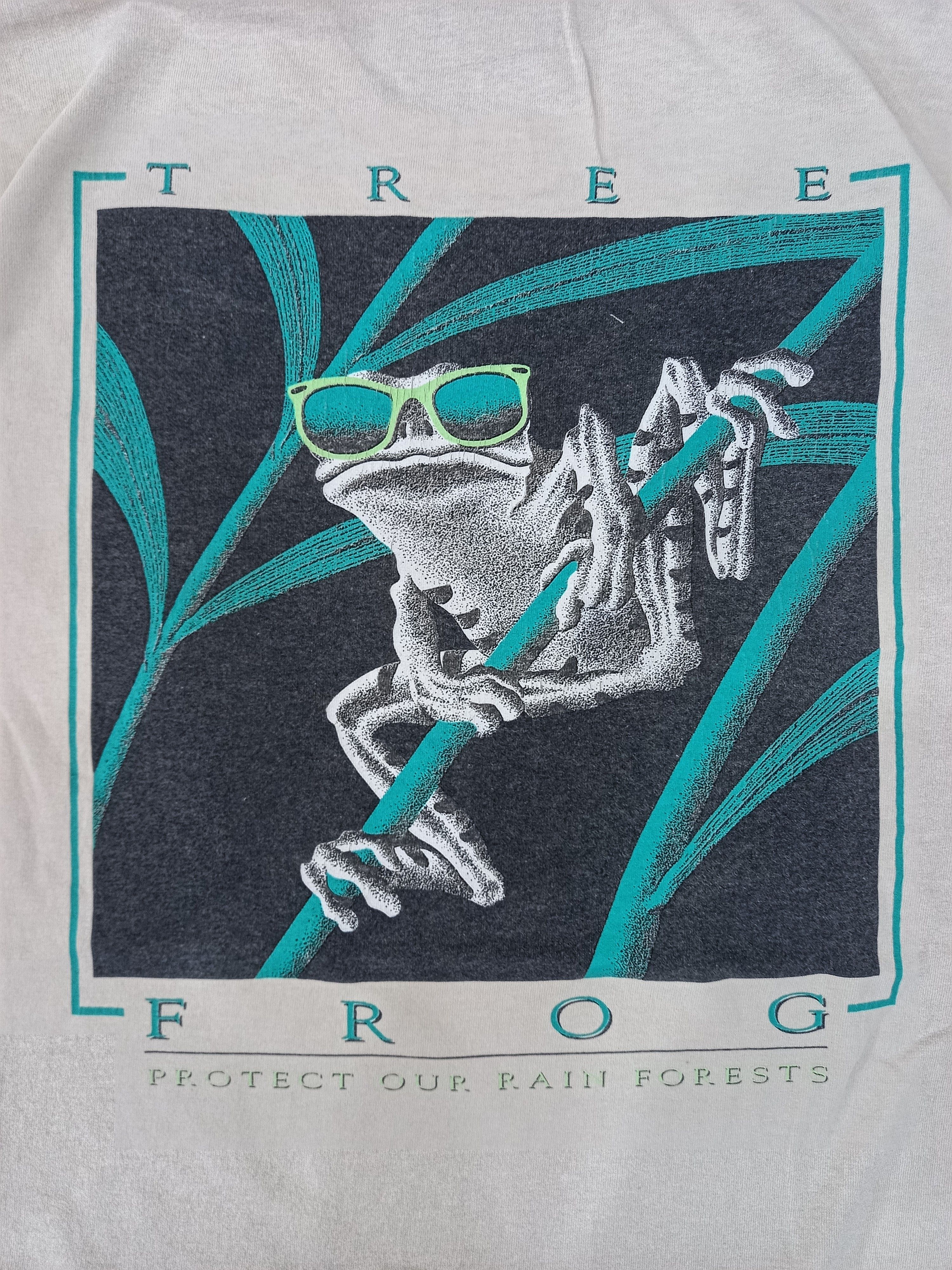 Vintage Rare Vintage 90s Lifeforms Tree Frog Tee Size US XL / EU 56 / 4 - 3 Thumbnail