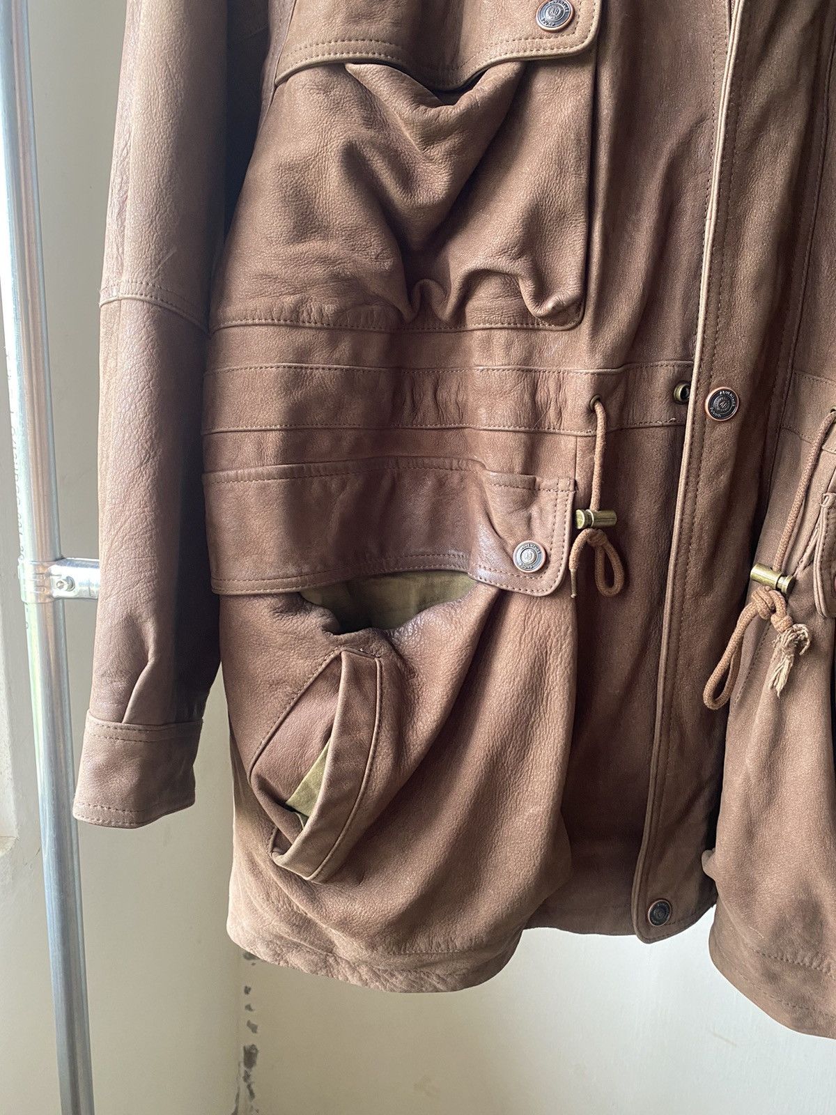 Vintage VINTAGE WILSONS LEATHER PARKA JACKET WINTER PUNK GRUNGE LGB Size US L / EU 52-54 / 3 - 8 Thumbnail
