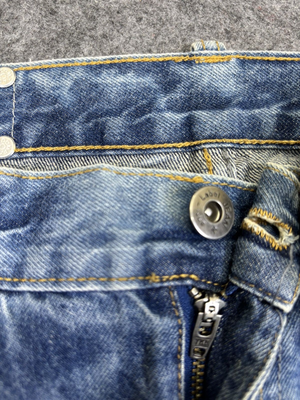 Japanese Brand Statement Pant 💥anti label Japan Soft Distressed Denim F947 Size US 32 / EU 48 - 8 Thumbnail