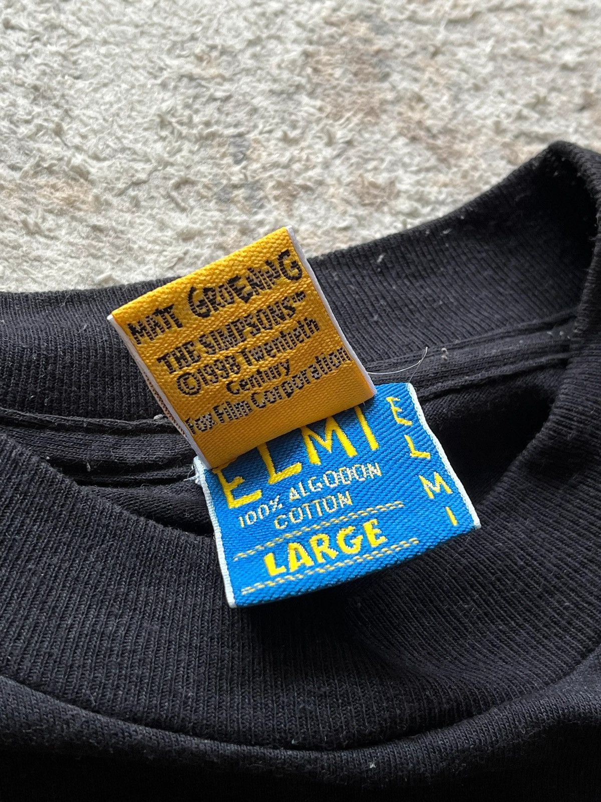 The Simpsons The Simpsons Full Simpsons Bart Matt Groening 1998 Deadstock Size US L / EU 52-54 / 3 - 7 Thumbnail