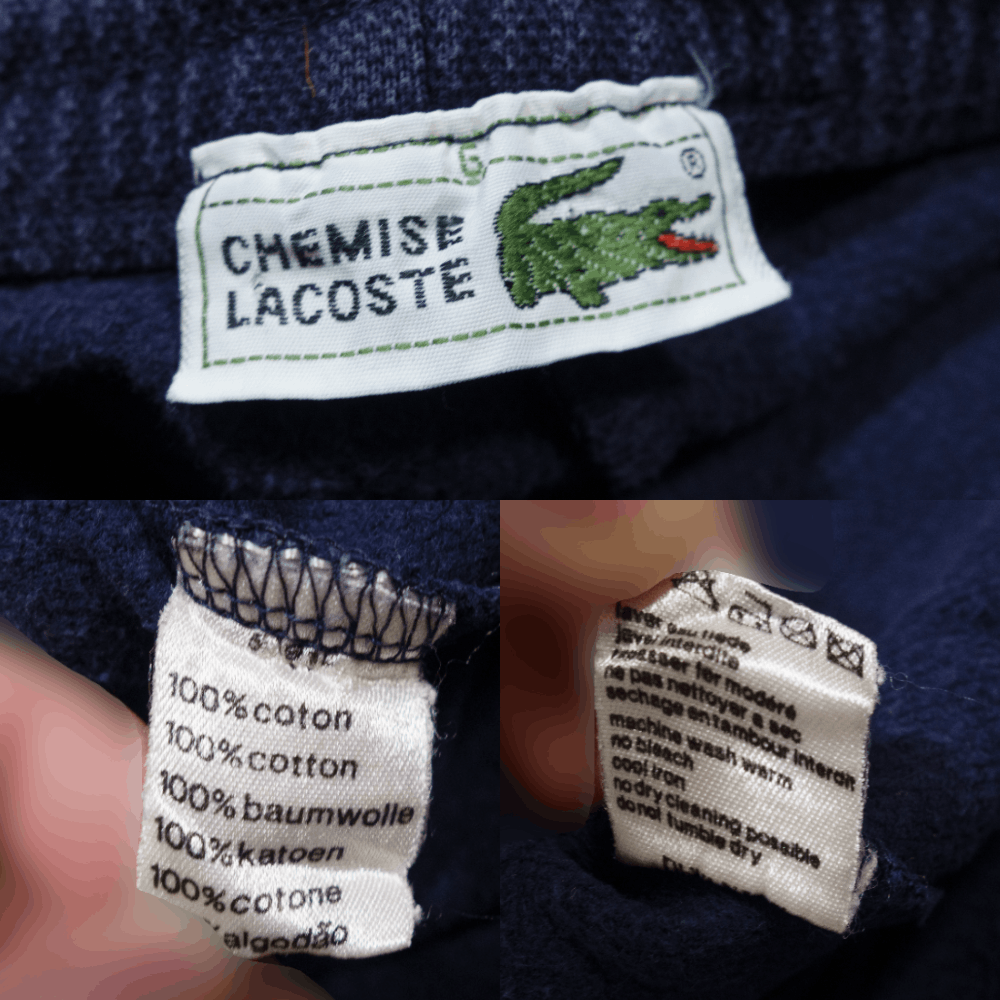 Lacoste 90S Logo Cotton Shorts Size US 34 / EU 50 - 6 Thumbnail