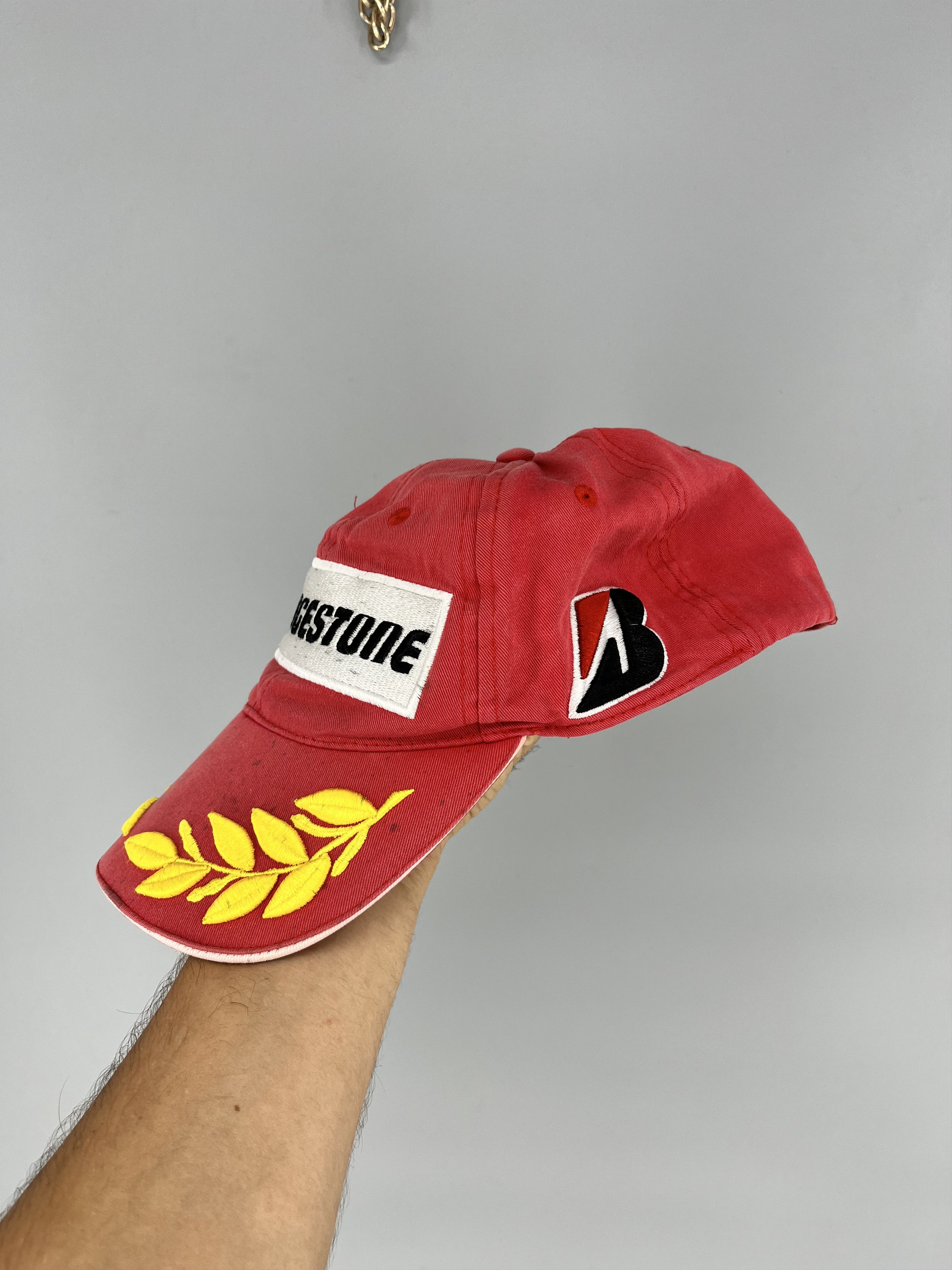 Vintage Vintage y2k Bridgestone Cap Hat Michael Schumacher F1 Size ONE SIZE - 3 Thumbnail