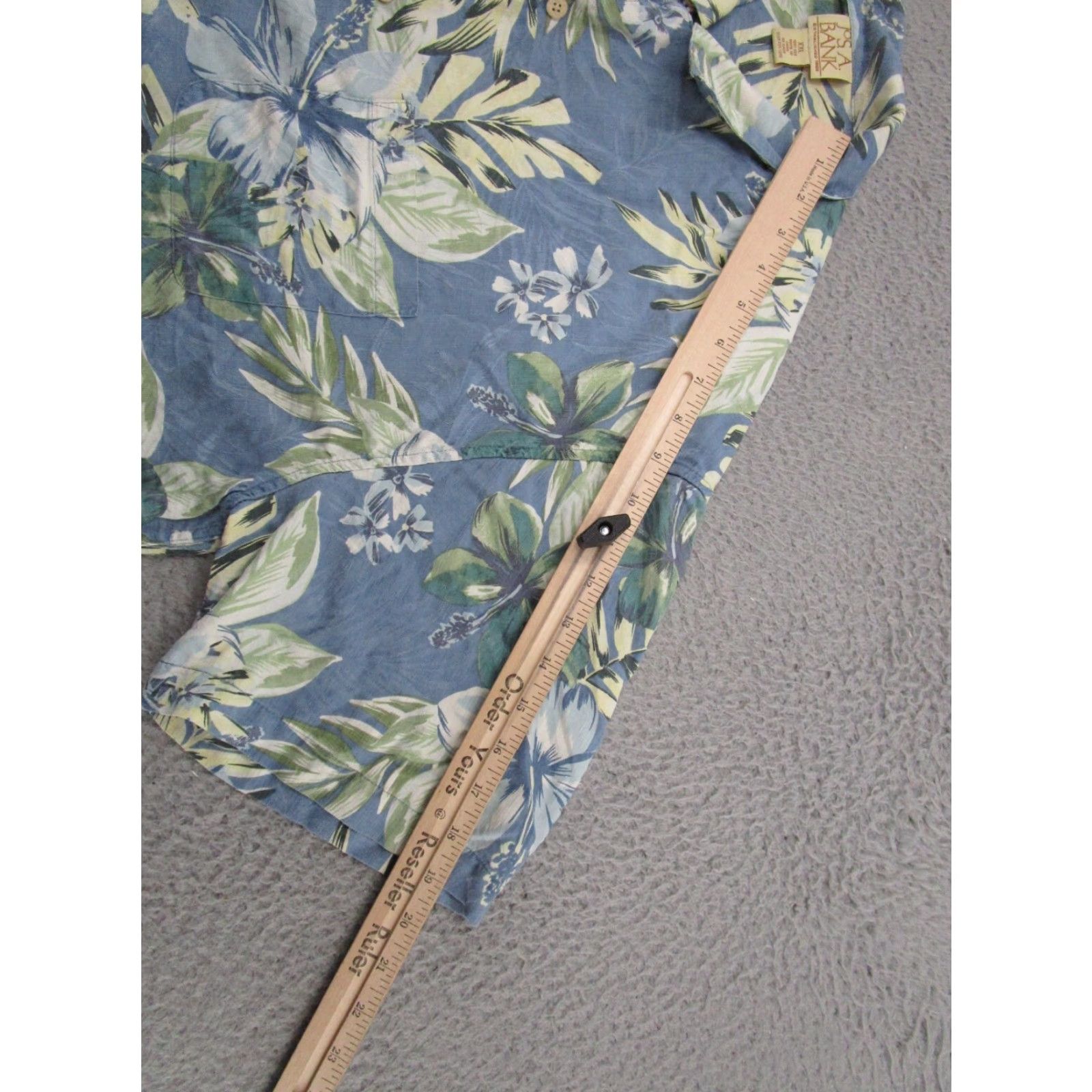 Jos. A. Bank Jos A Bank Mens Hawaiian Short Sleeve Button Up Shirt 2XL Silk Floral Multicolor Pocket Size US XXL / EU 58 / 5 - 6 Thumbnail